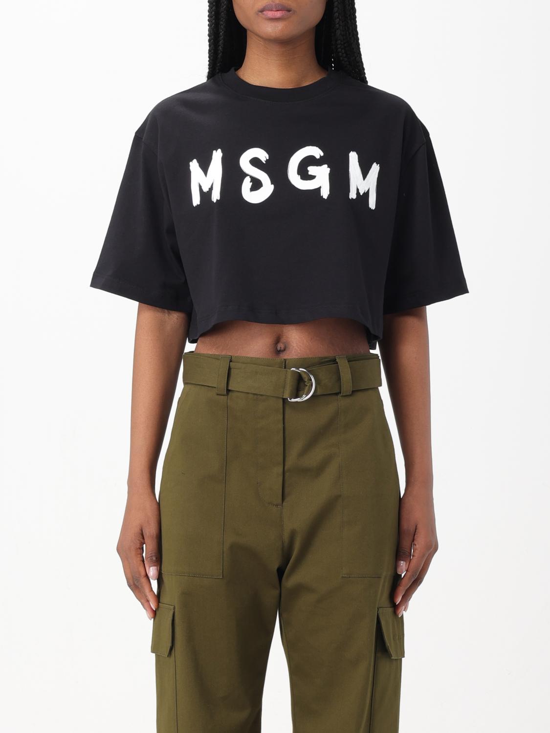 Msgm T-Shirt MSGM Woman colour Black