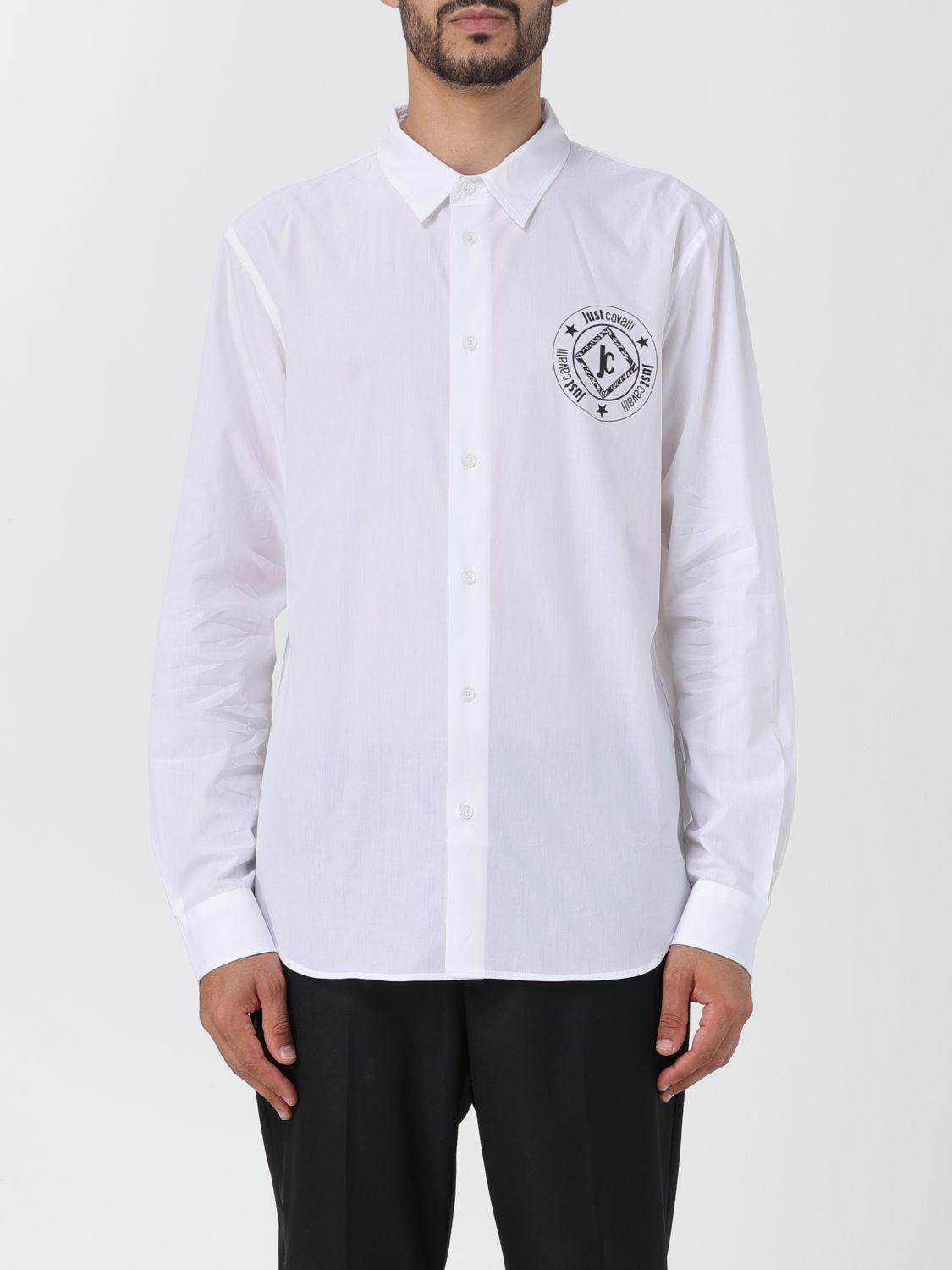 Just Cavalli Shirt JUST CAVALLI Men colour White