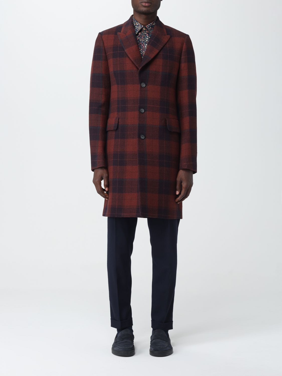 Paul Smith Coat PAUL SMITH Men colour Red