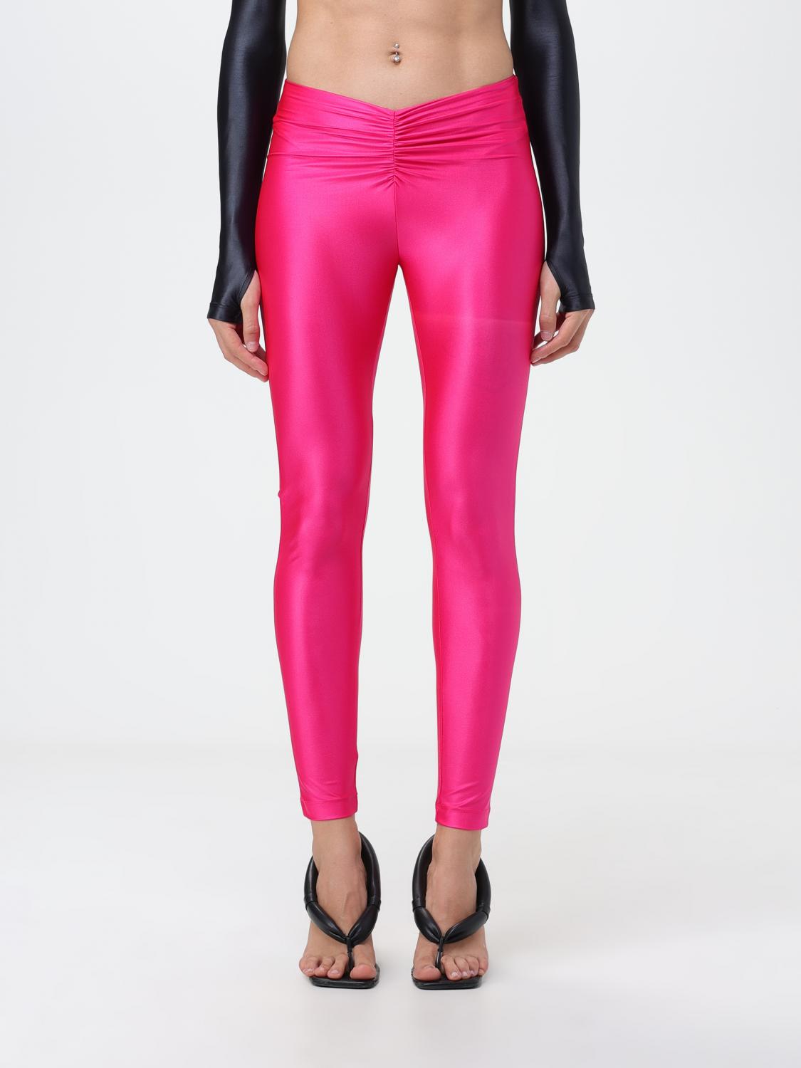 Versace Jeans Couture Trousers VERSACE JEANS COUTURE Woman colour Fuchsia