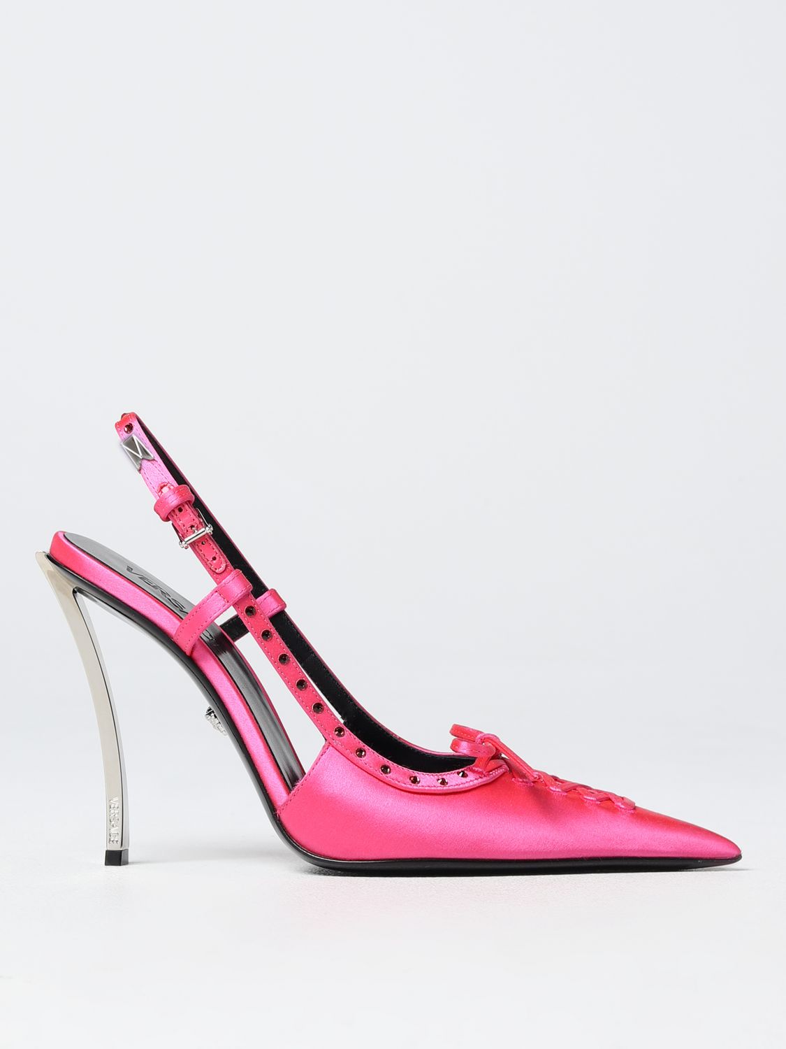 Versace High Heel Shoes VERSACE Woman colour Pink