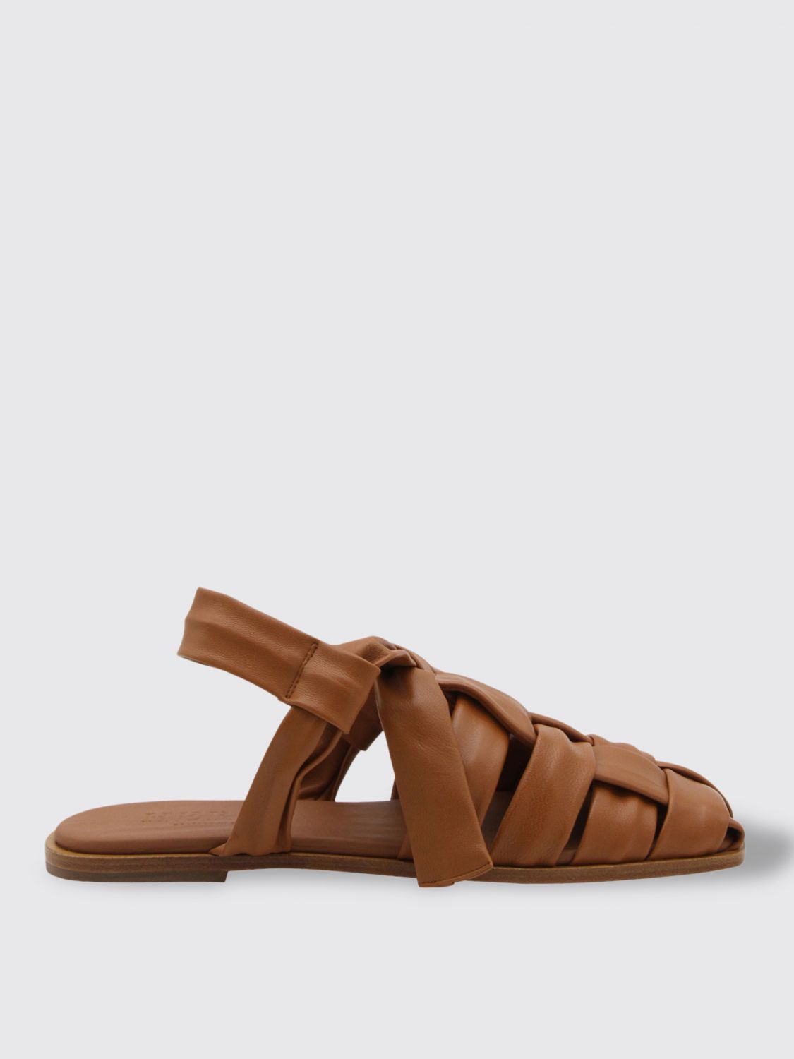 Hereu Flat Sandals HEREU Woman colour Brown