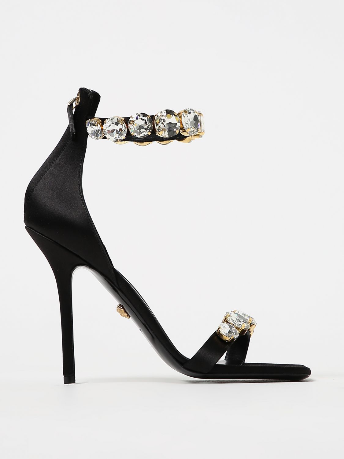 Versace Heeled Sandals VERSACE Woman colour Black