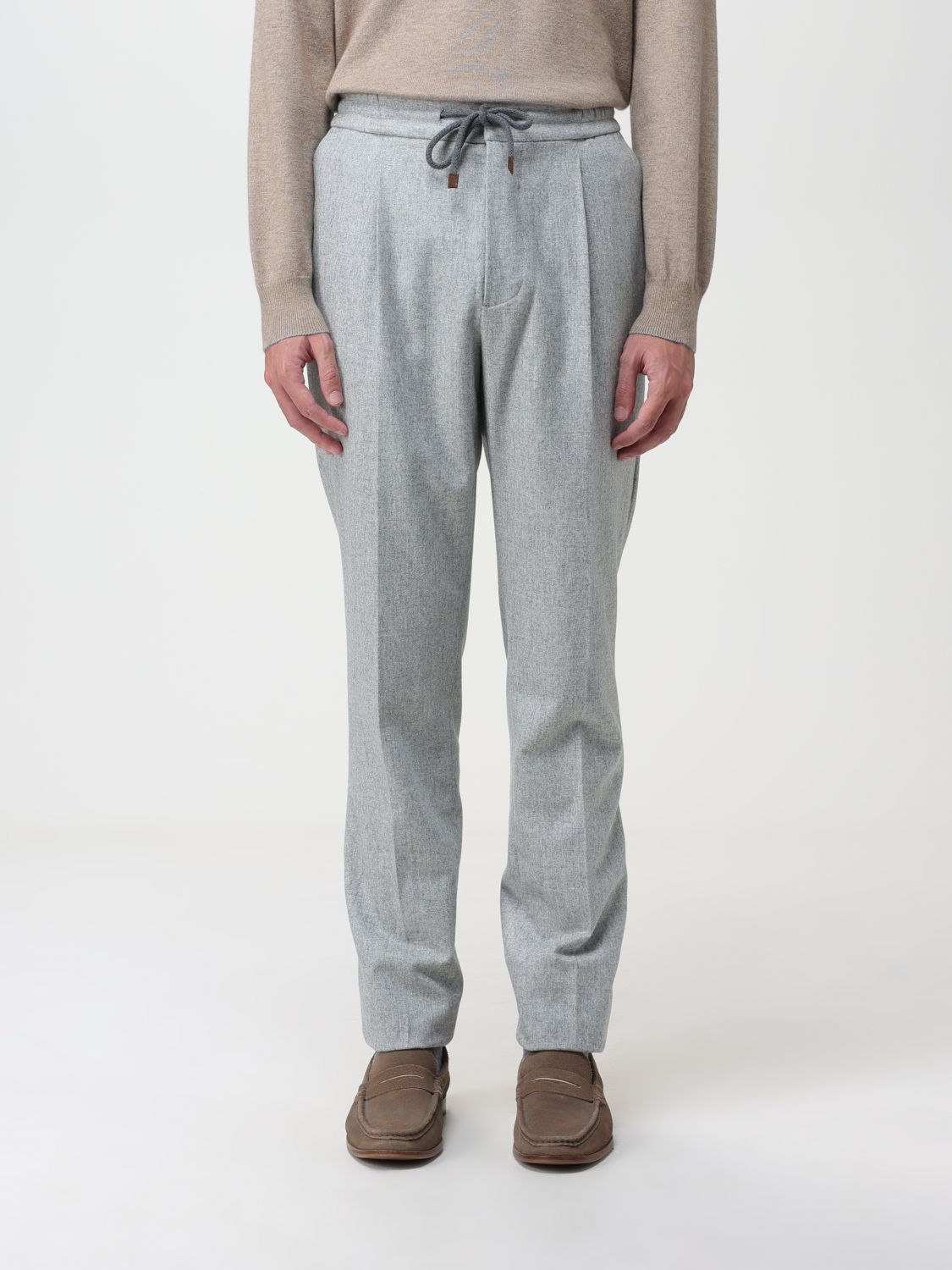 Brunello Cucinelli Trousers BRUNELLO CUCINELLI Men colour Grey