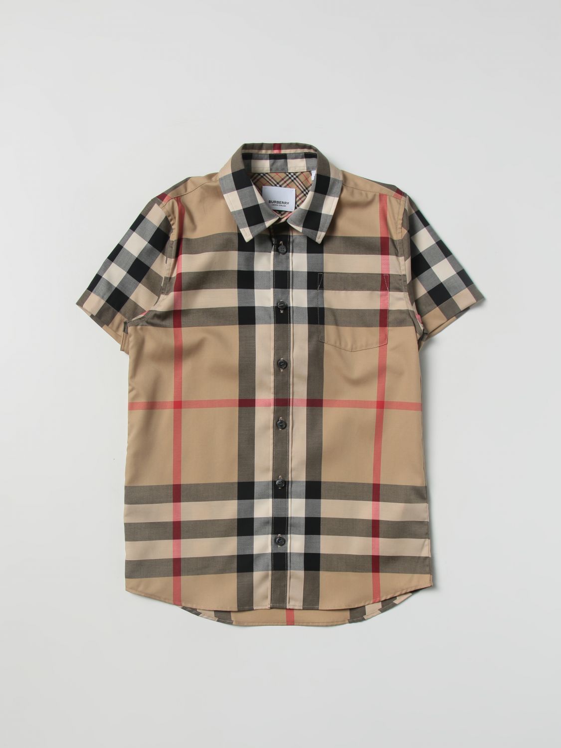 Burberry Shirt BURBERRY Kids colour Beige