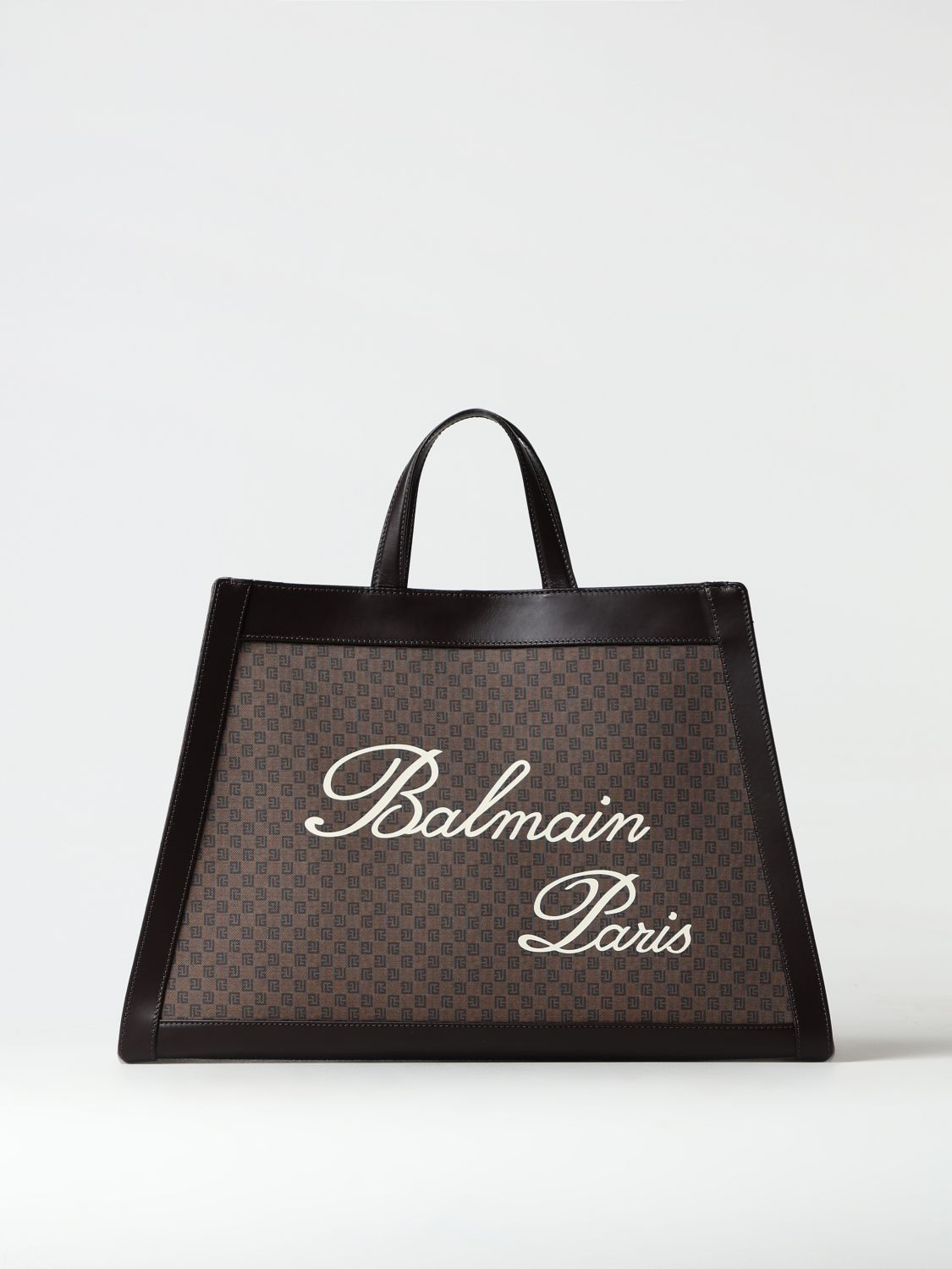 Balmain Tote Bags BALMAIN Woman colour Brown