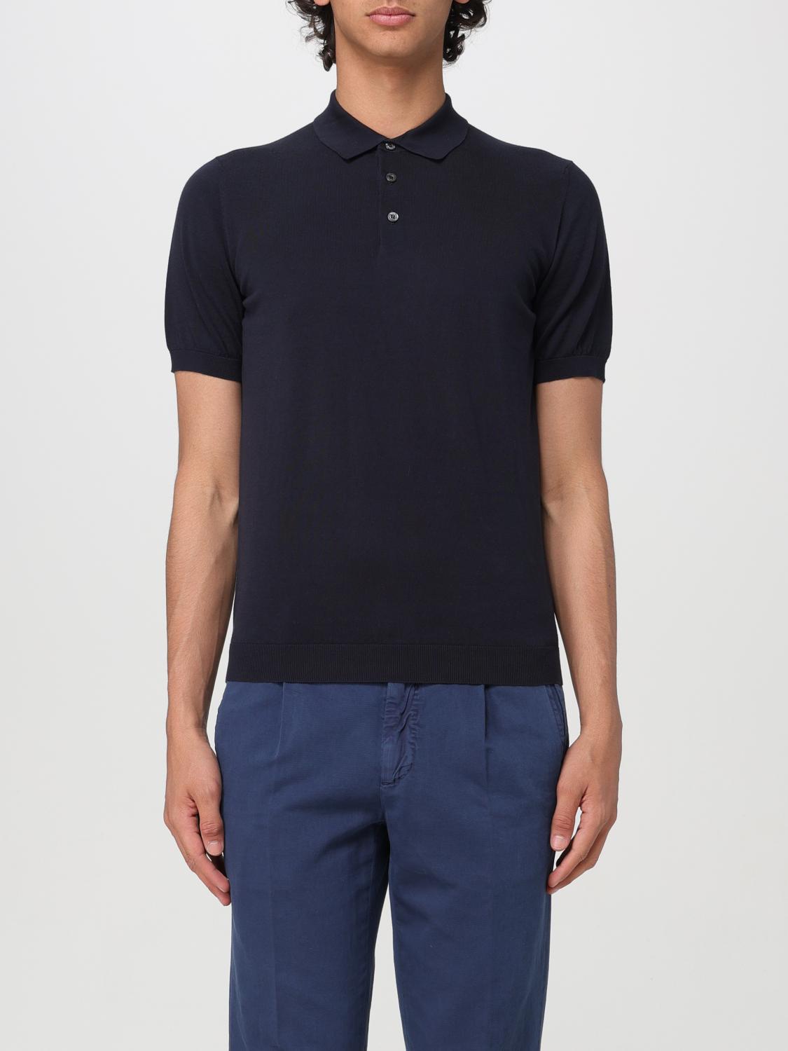 Drumohr Polo Shirt DRUMOHR Men colour Blue