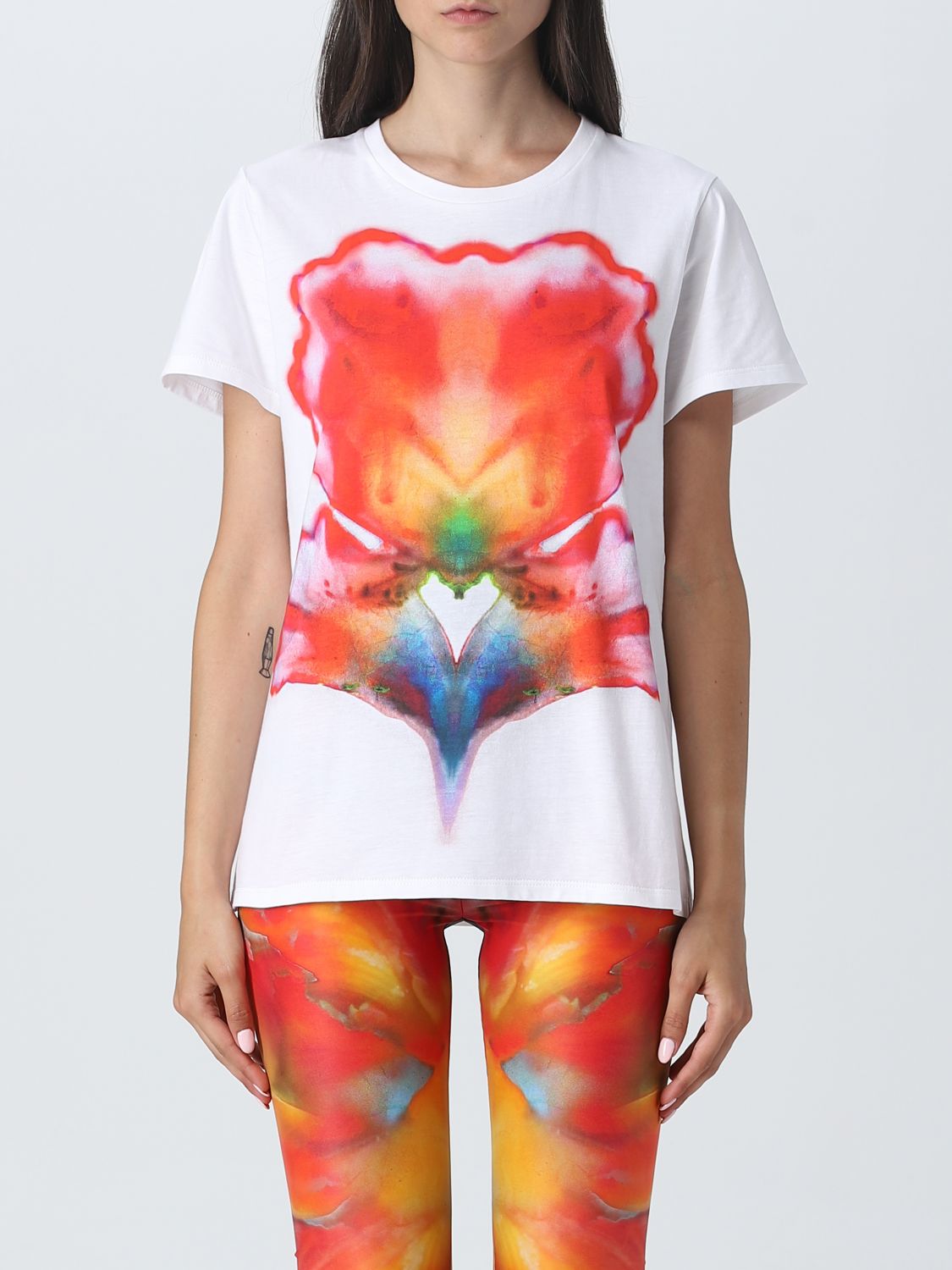 Alexander McQueen T-Shirt ALEXANDER MCQUEEN Woman colour White