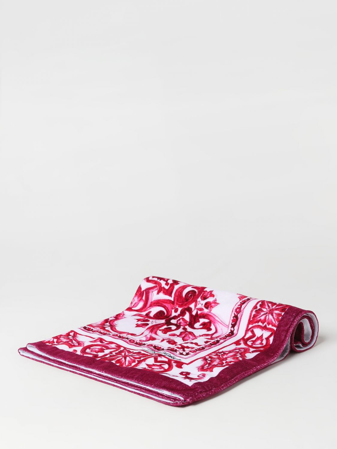 Dolce & Gabbana Bath And Beach Towels DOLCE & GABBANA Lifestyle colour Fuchsia