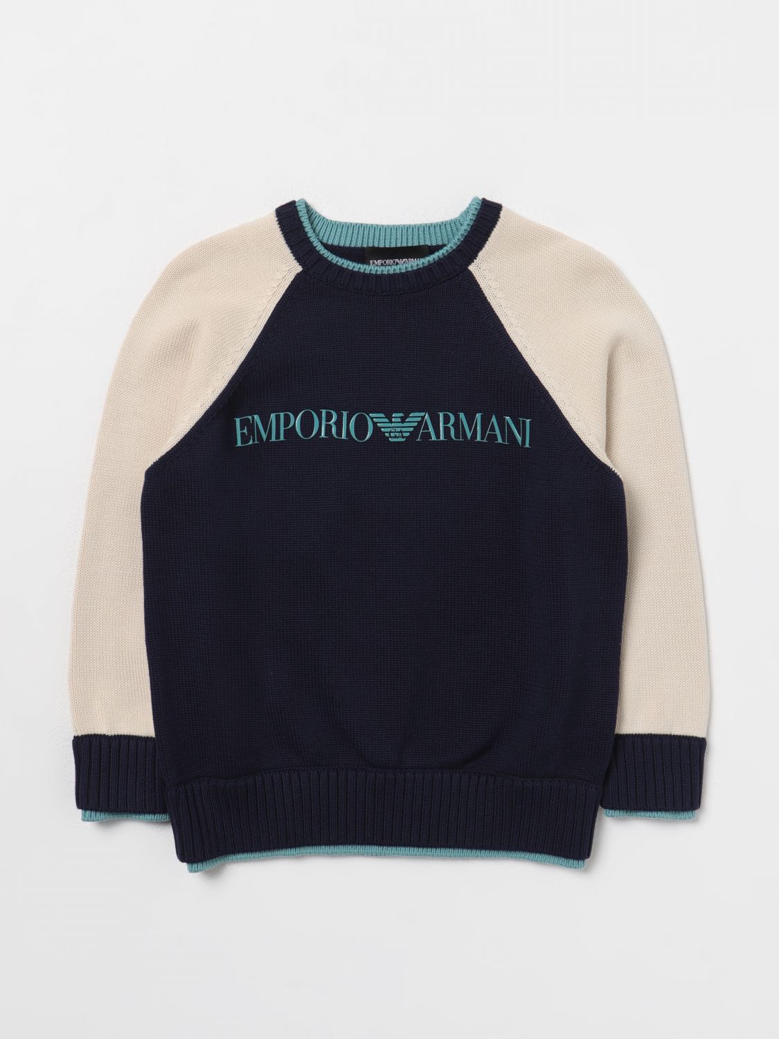 Emporio Armani Kids Jumper EMPORIO ARMANI KIDS Kids colour Blue