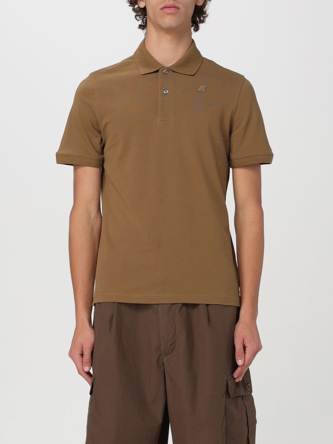 K-Way Polo Shirt K-WAY Men color Brown