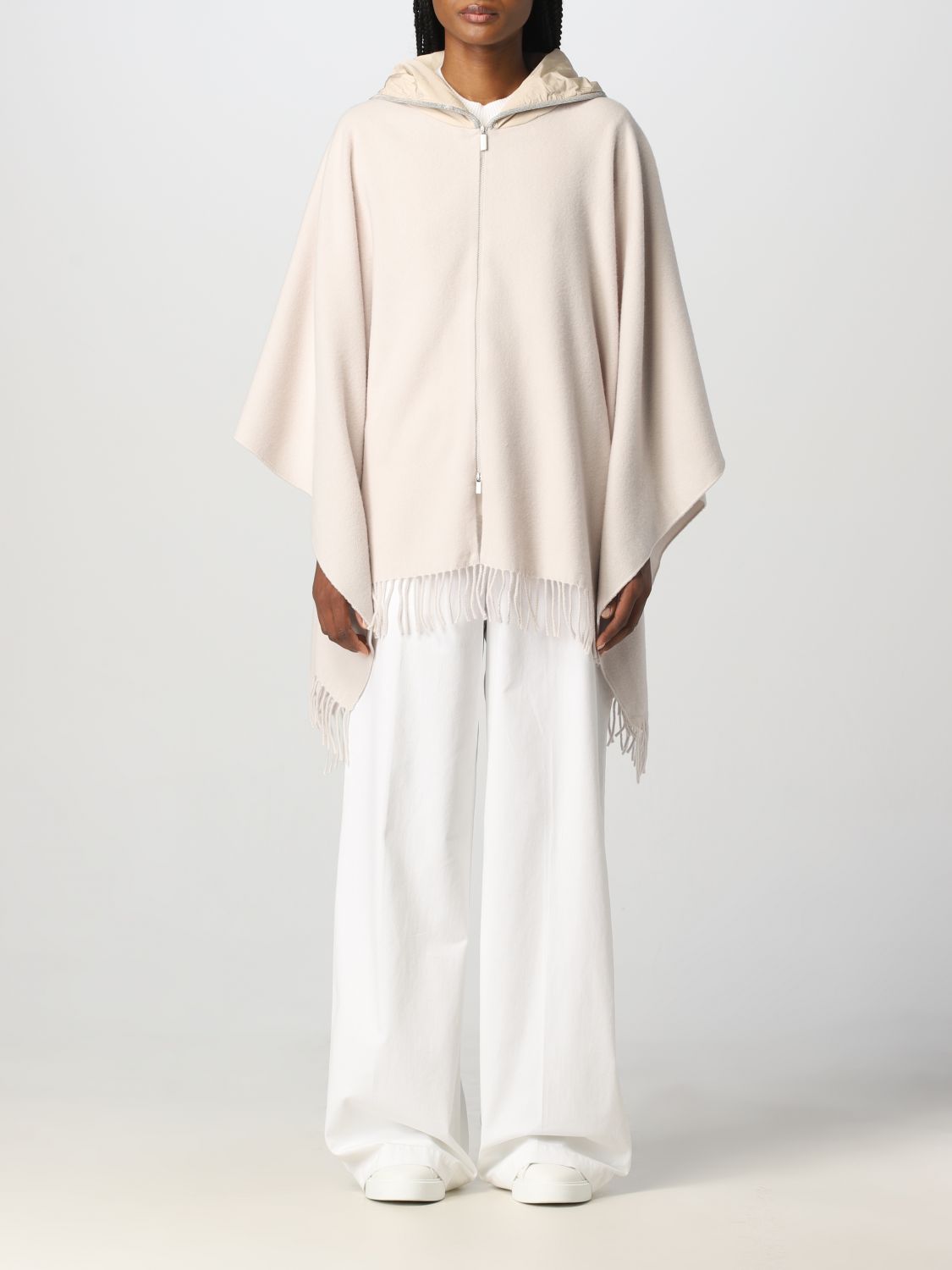 Fabiana Filippi Cloak FABIANA FILIPPI Woman colour Ice