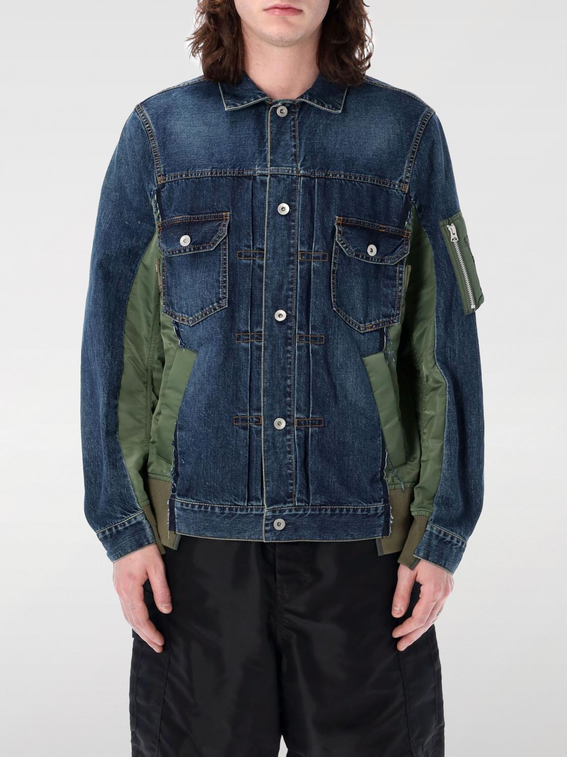 Sacai Jacket SACAI Men color Blue