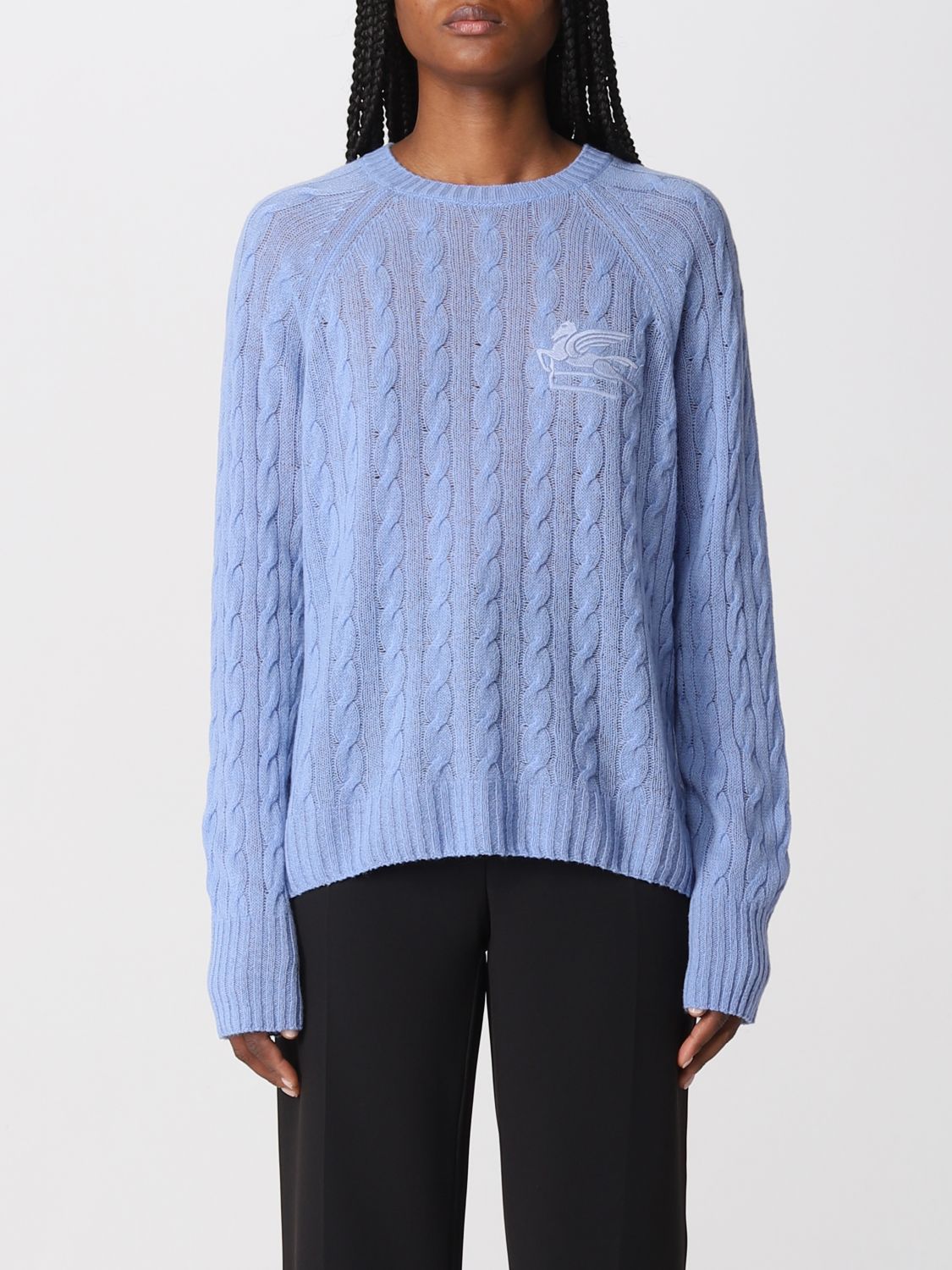 Etro Jumper ETRO Woman colour Blue