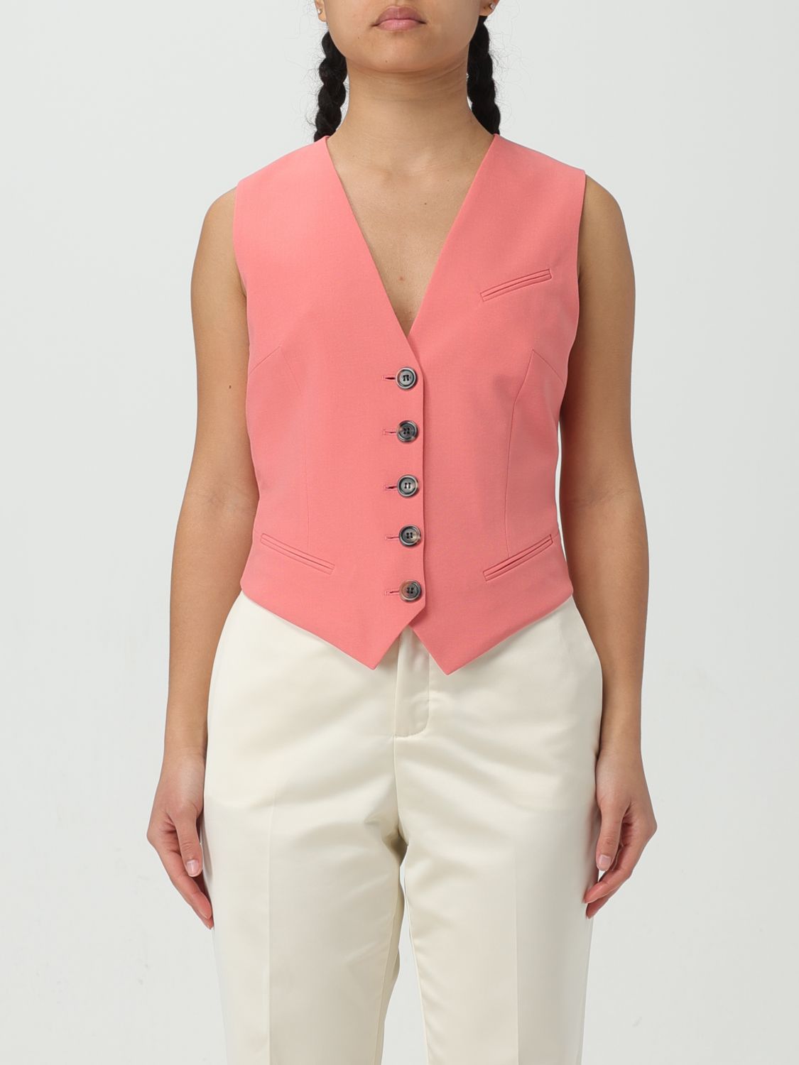 Philosophy Di Lorenzo Serafini Jacket PHILOSOPHY DI LORENZO SERAFINI Woman colour Fuchsia