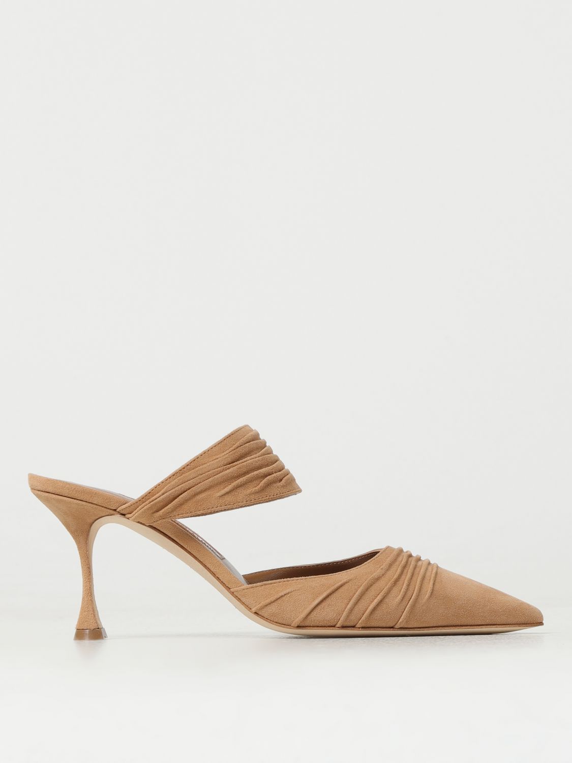 Manolo Blahnik High Heel Shoes MANOLO BLAHNIK Woman colour Camel