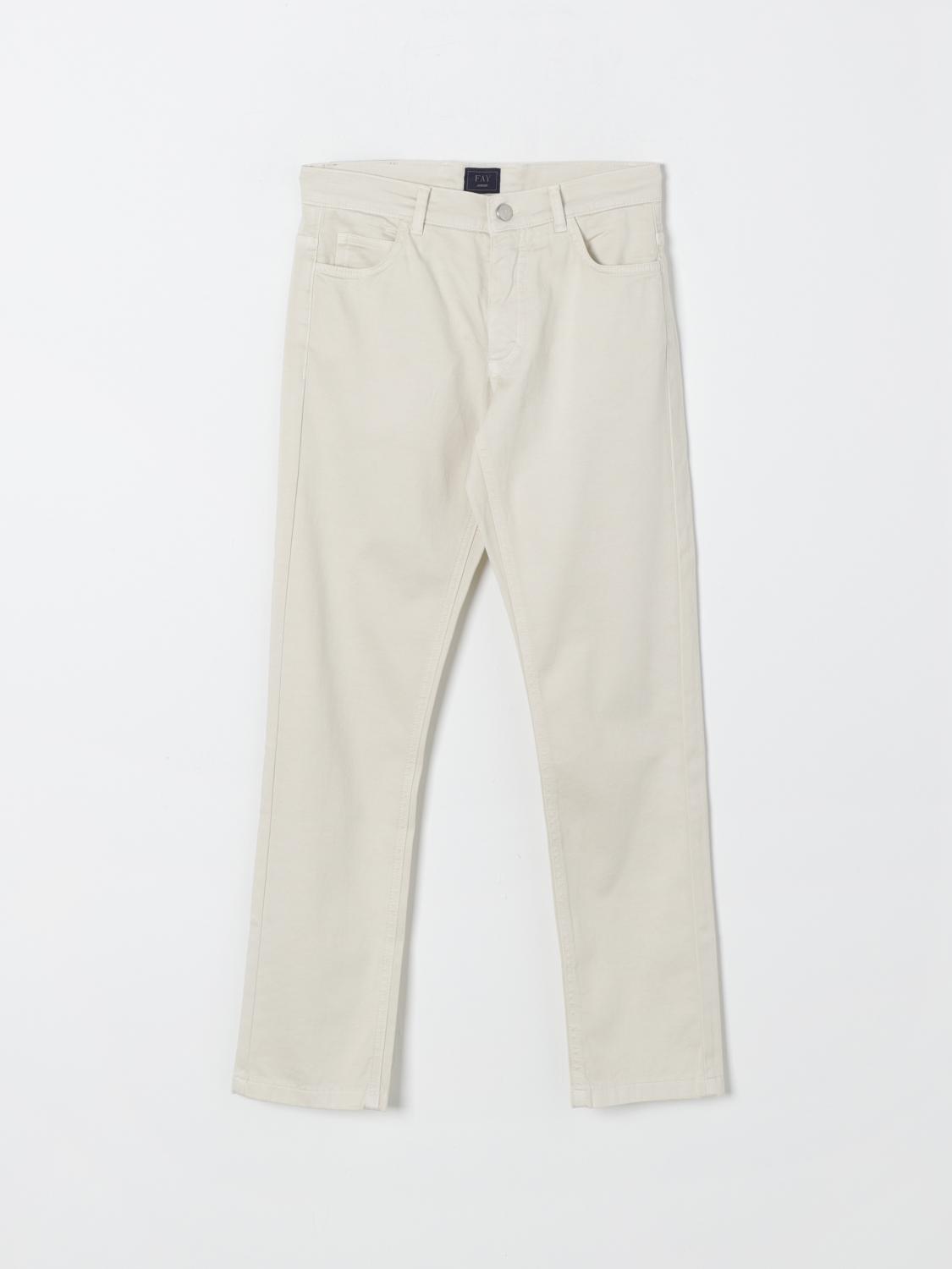 Fay Junior Pants FAY JUNIOR Kids color Beige