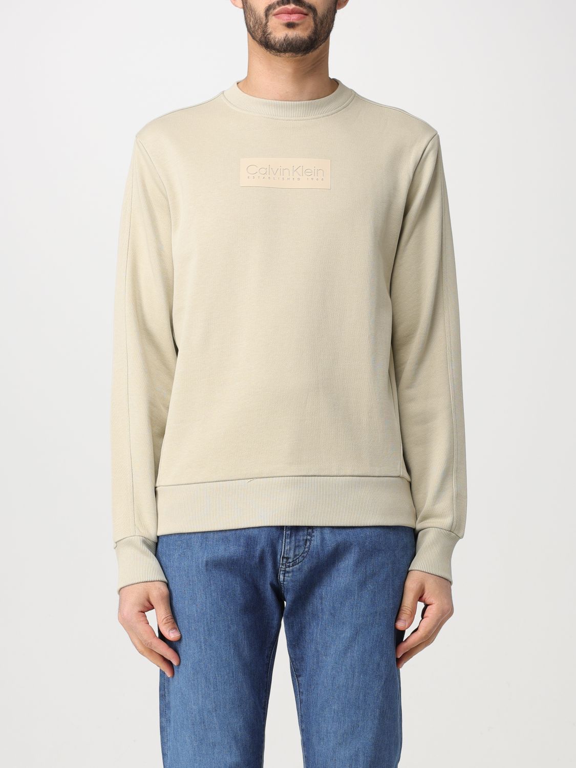 Calvin Klein Sweatshirt CALVIN KLEIN Men colour Beige