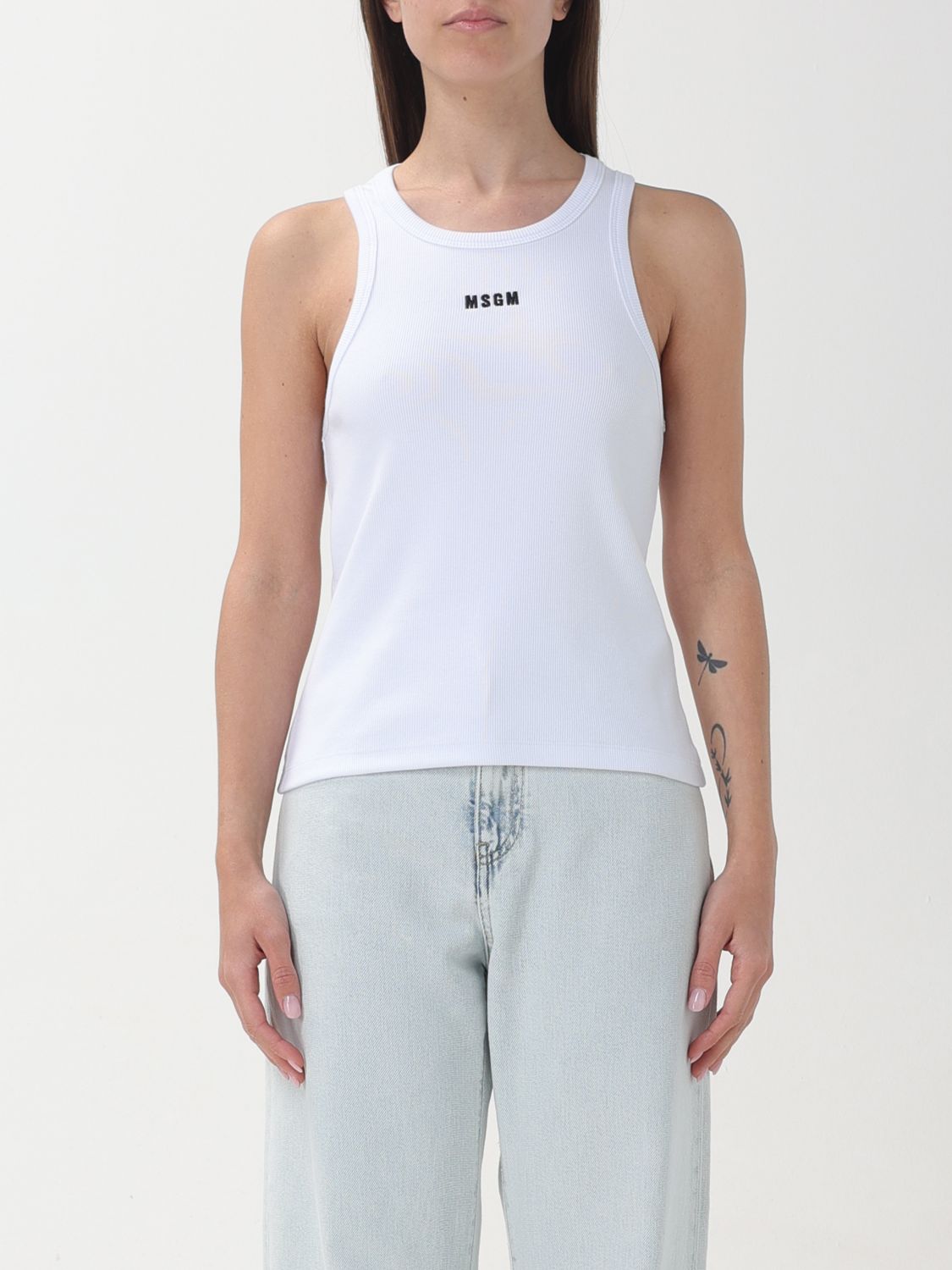 Msgm Top MSGM Woman colour White