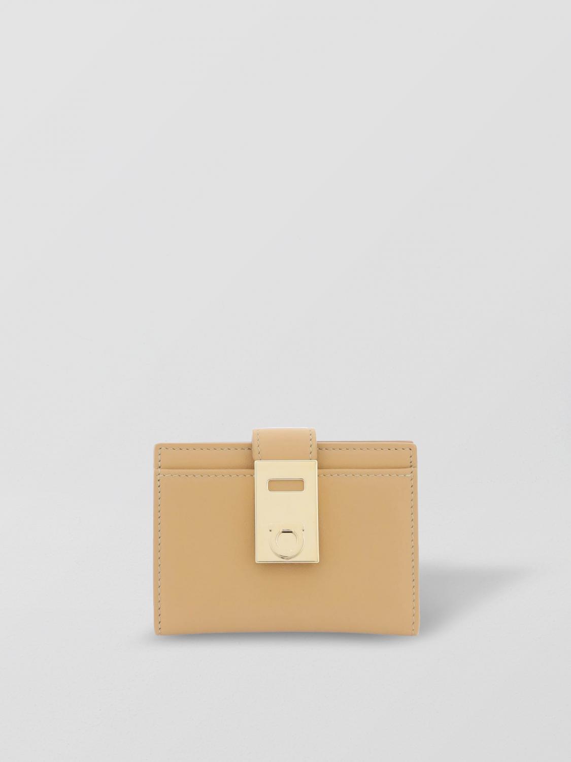 Ferragamo Wallet FERRAGAMO Woman colour Cream