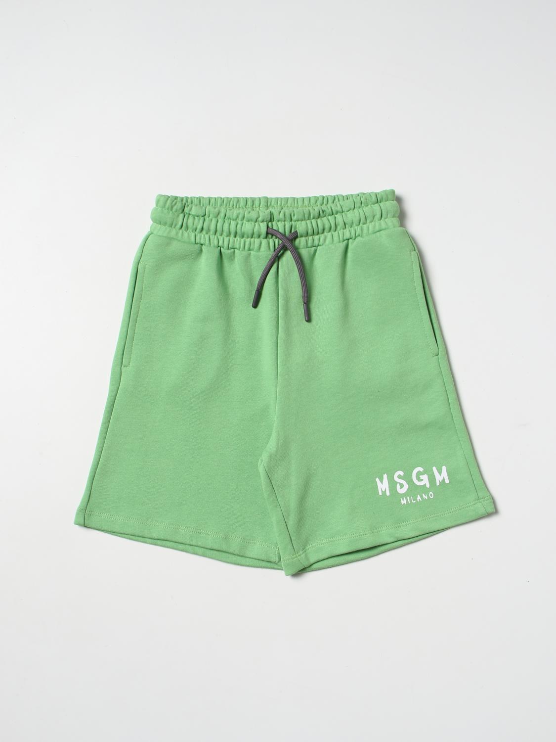 Msgm Kids Shorts MSGM KIDS Kids colour Green