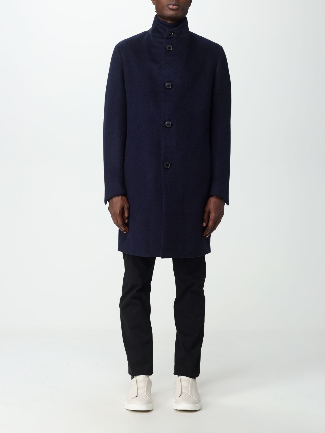 zegna Coat ZEGNA Men colour Blue