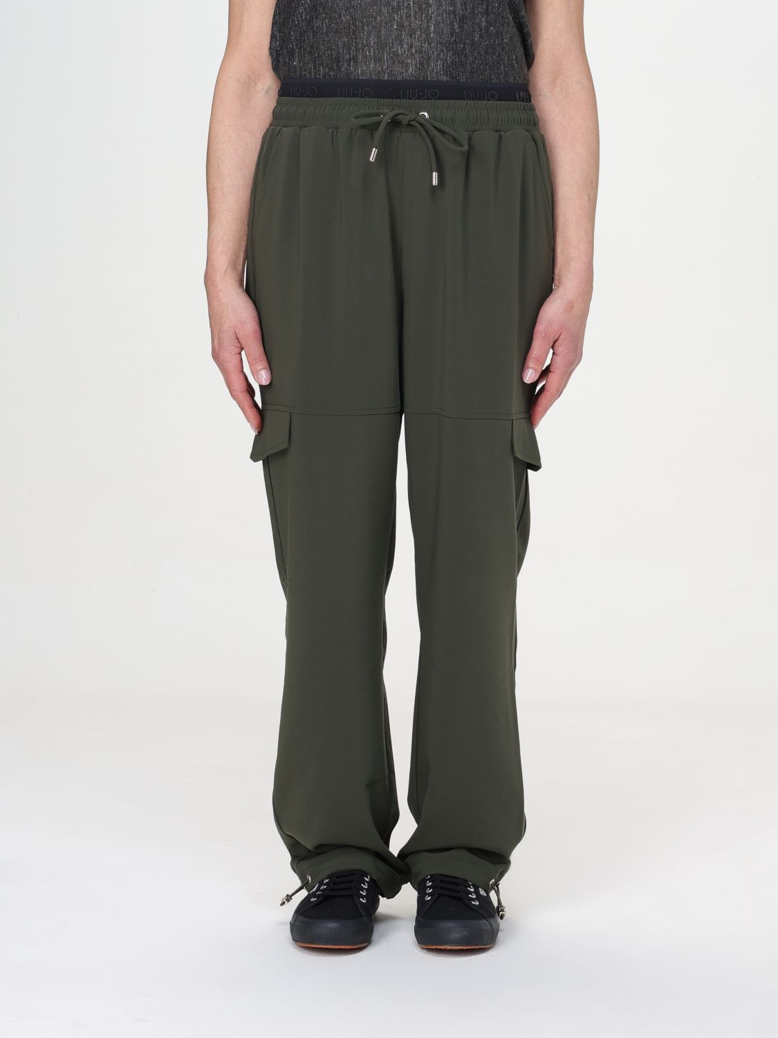 Liu Jo Trousers LIU JO Woman colour Green