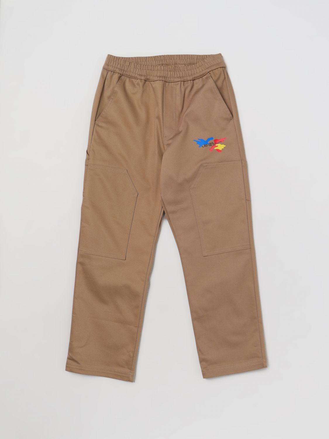 OFF-WHITE Jeans OFF-WHITE Kids colour Beige