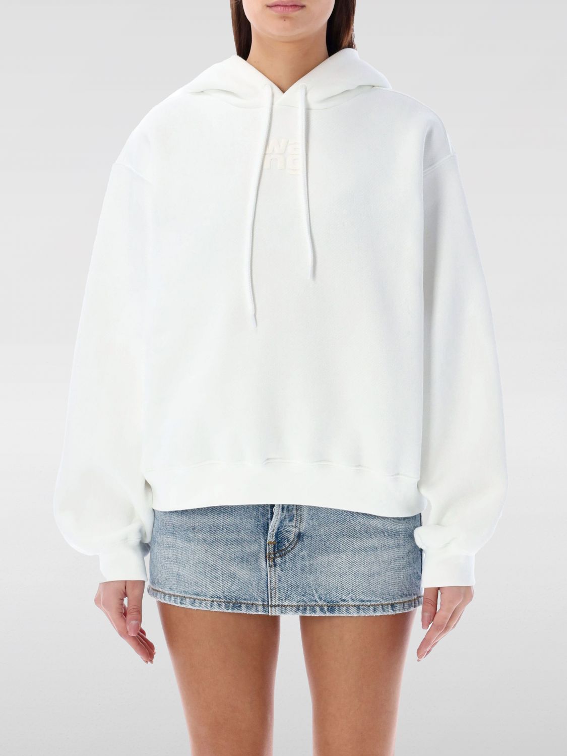 T By Alexander Wang Sweatshirt T BY ALEXANDER WANG Woman color White