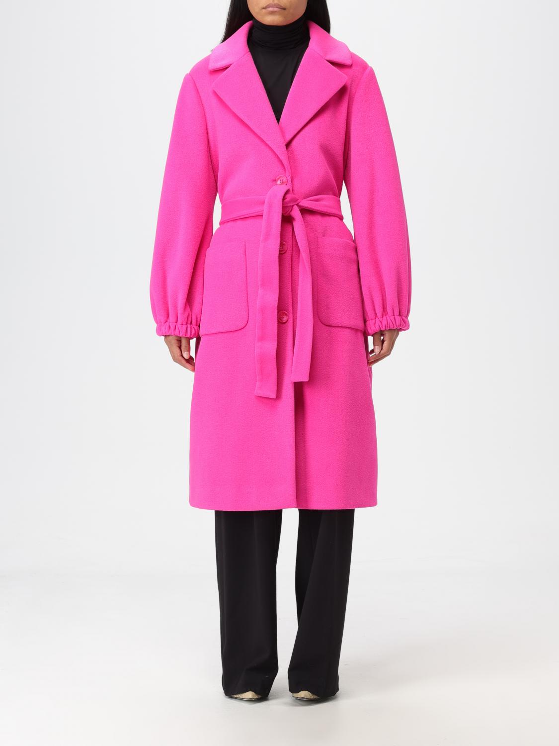 Actitude Twinset Coat ACTITUDE TWINSET Woman colour Fuchsia