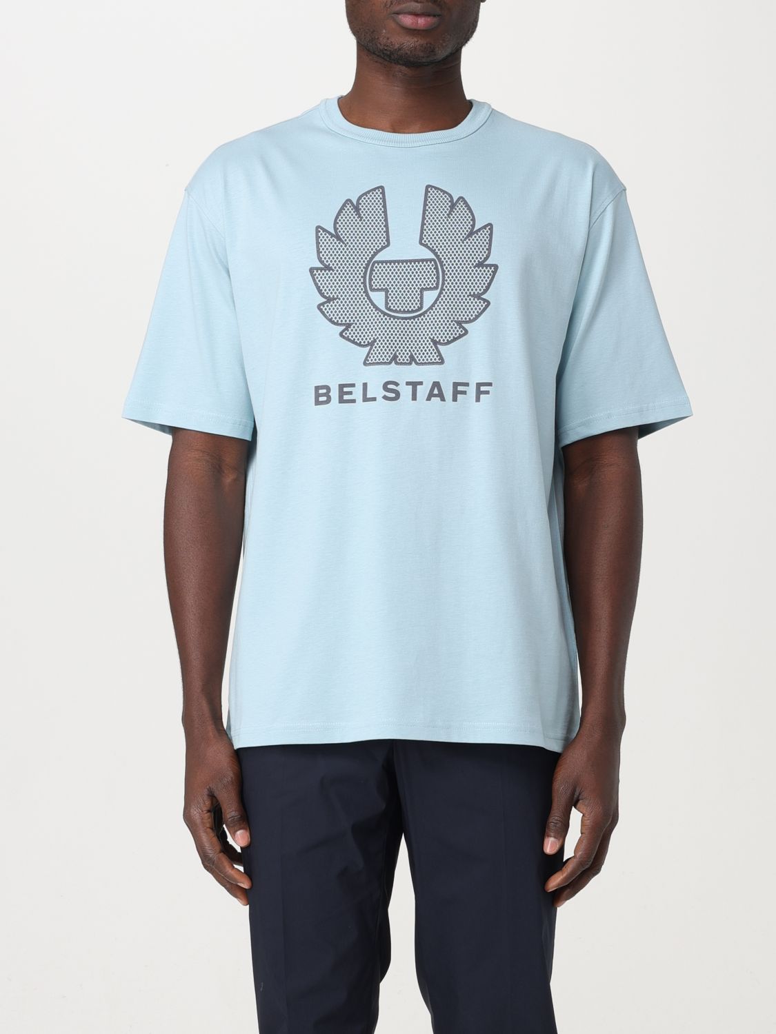 Belstaff T-Shirt BELSTAFF Men colour Gnawed Blue