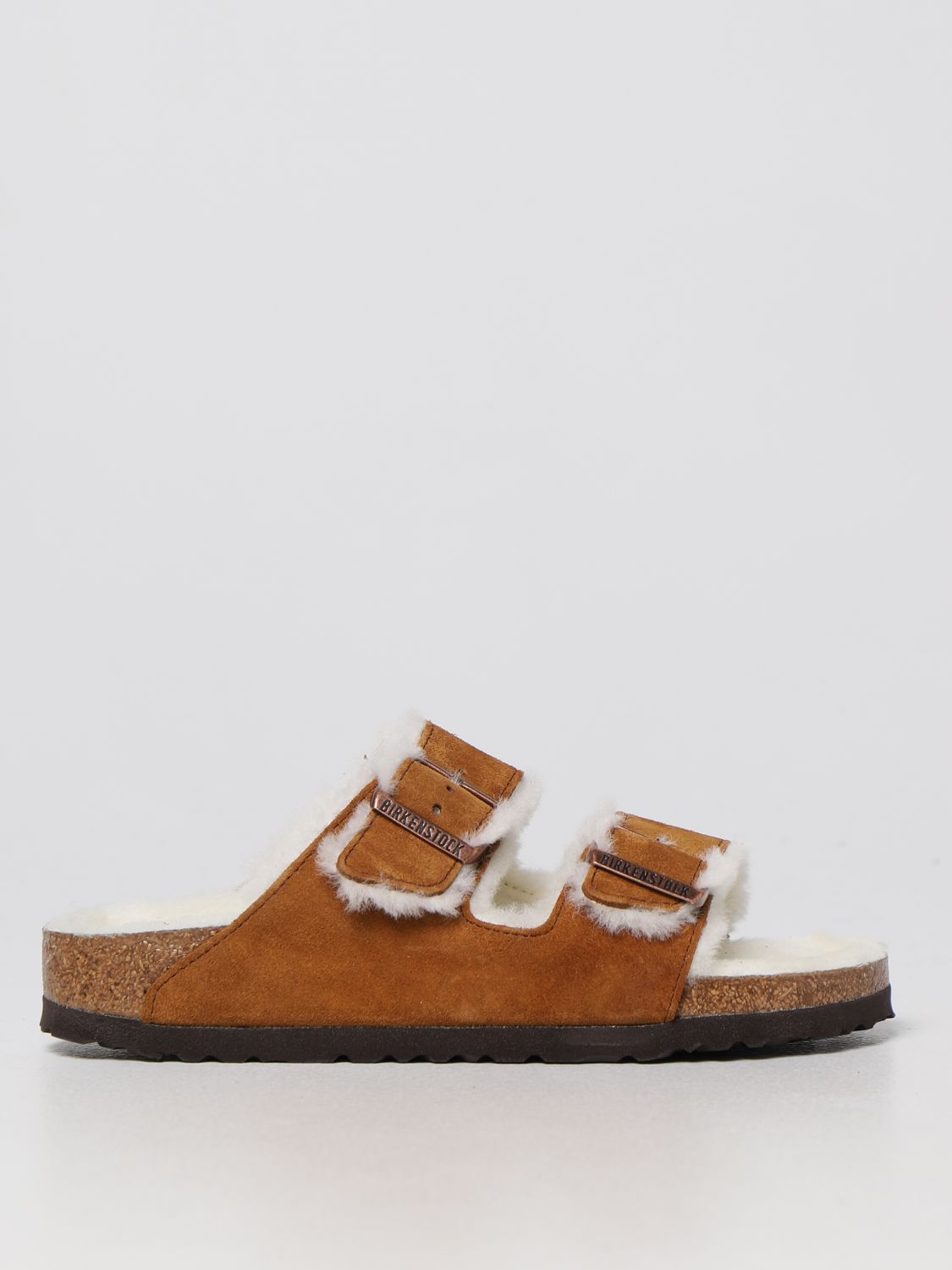 Birkenstock Flat Sandals BIRKENSTOCK Woman colour Leather