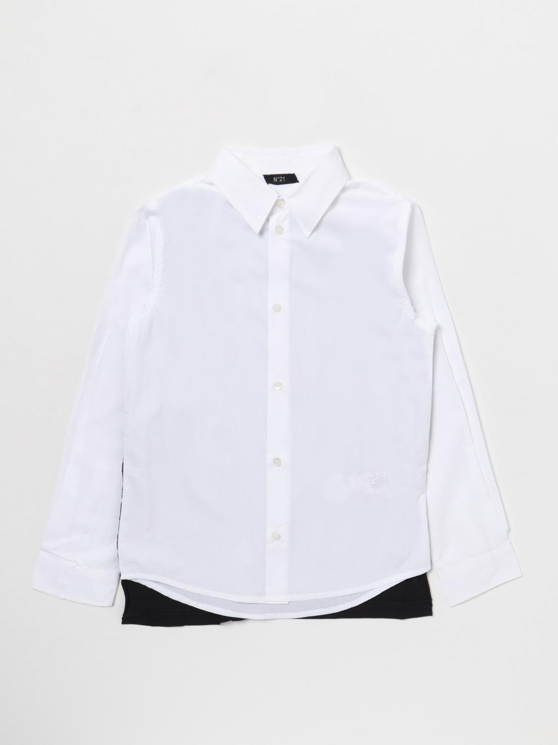 N° 21 Shirt N° 21 Kids colour White