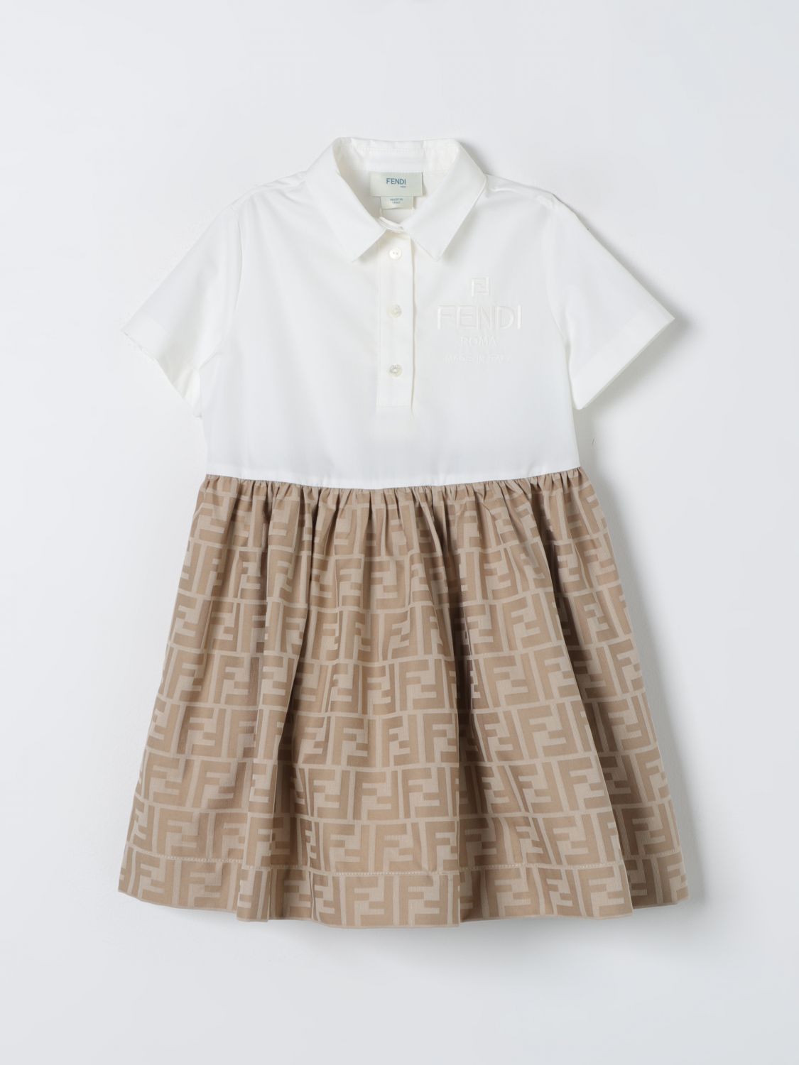 Fendi Kids Dress FENDI KIDS Kids colour Multicolor