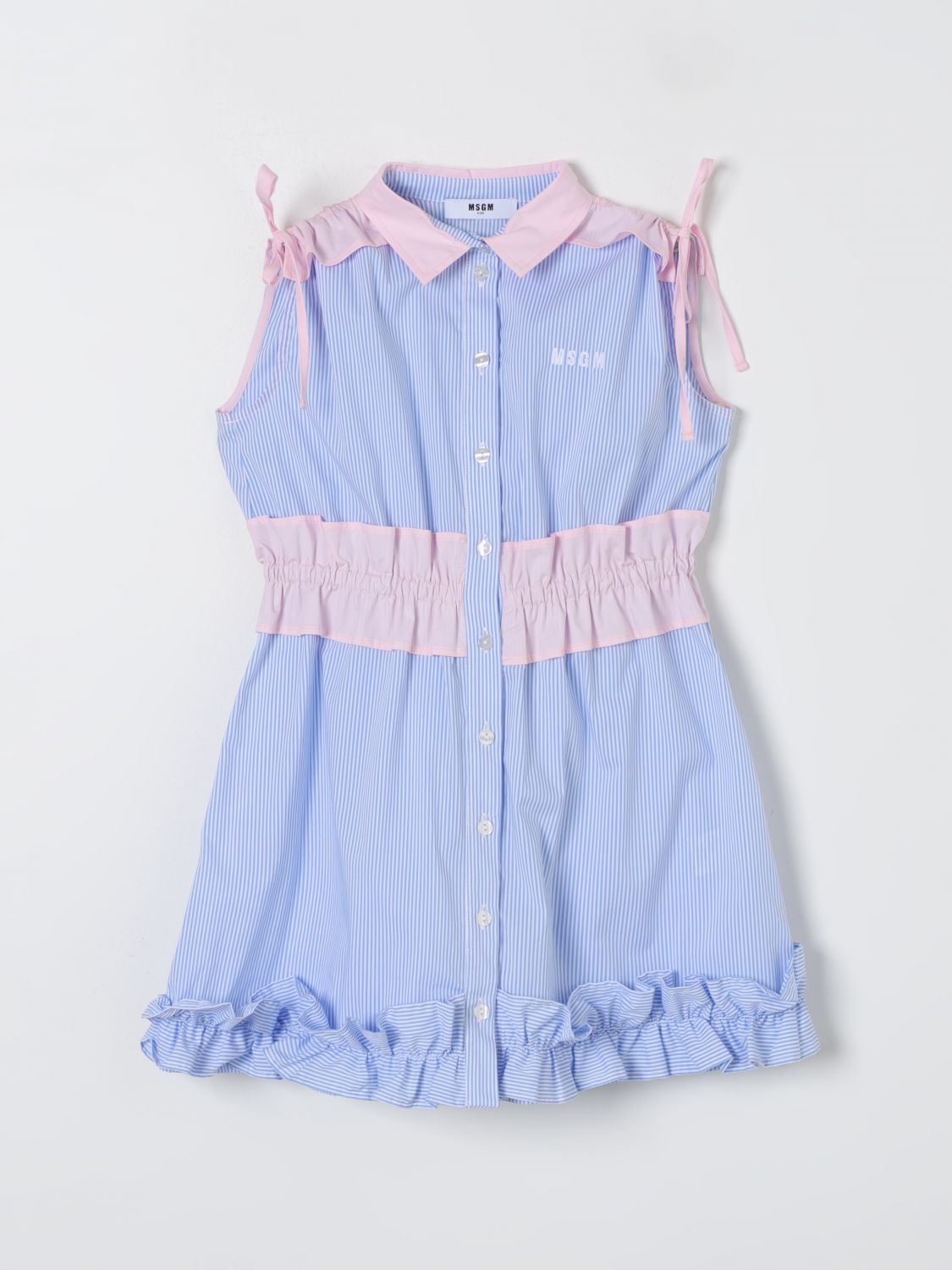 Msgm Kids Dress MSGM KIDS Kids colour Gnawed Blue