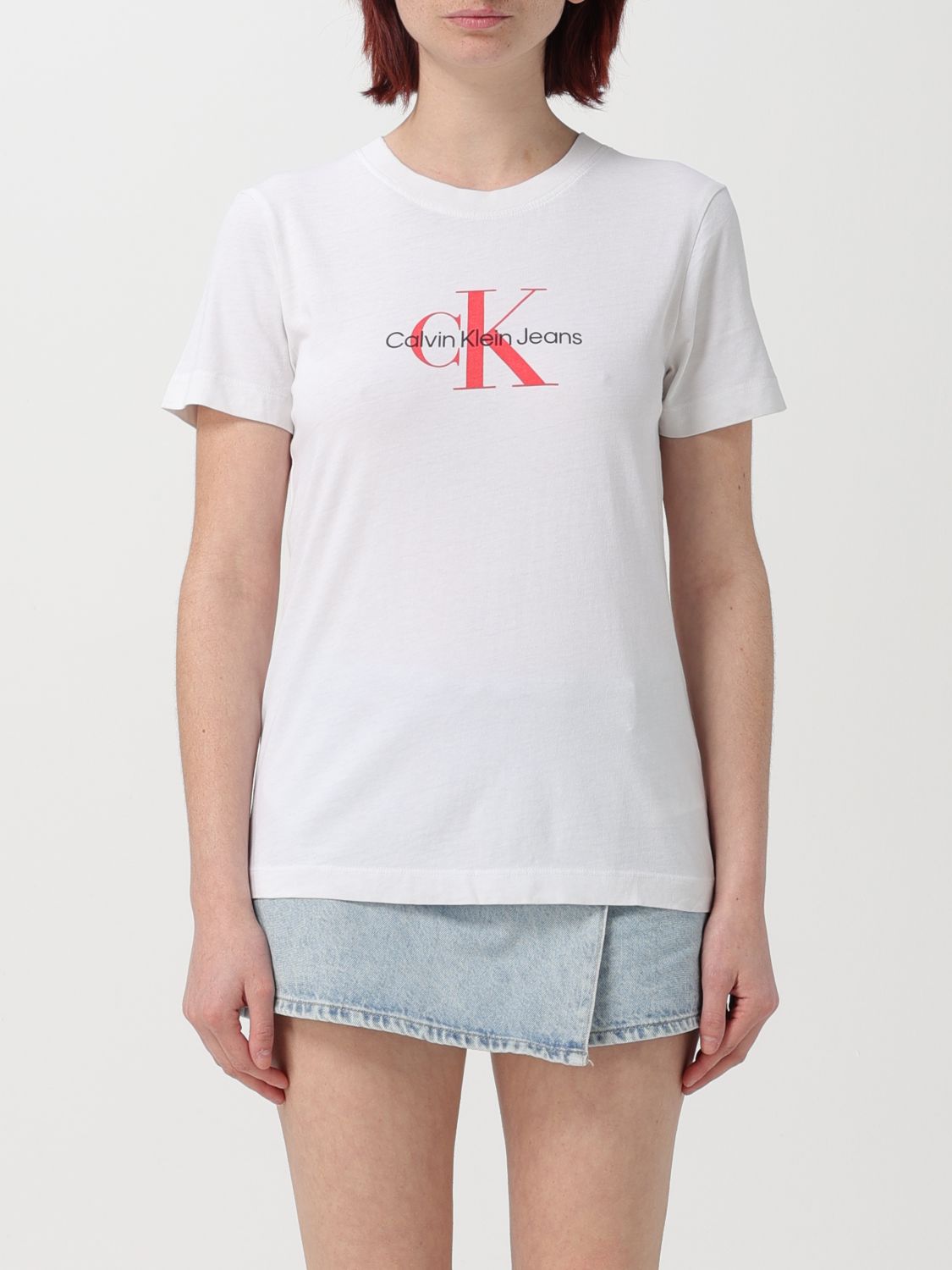 Ck Jeans T-Shirt CK JEANS Woman colour White