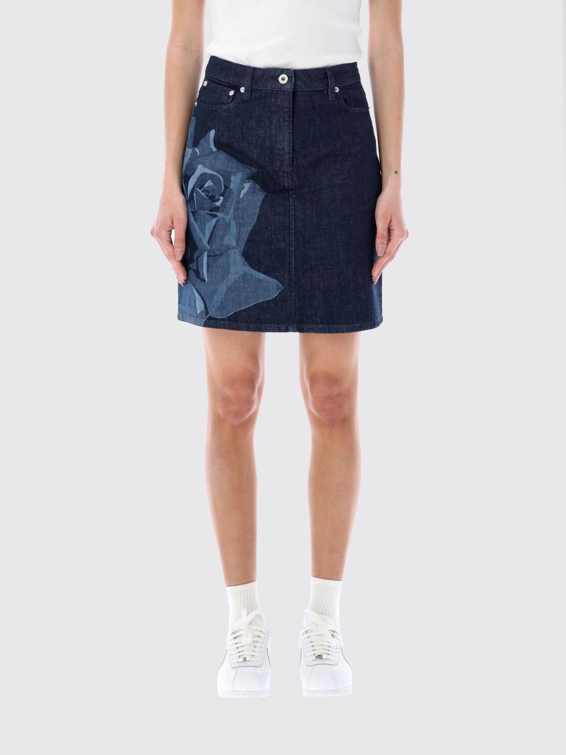 Kenzo Skirt KENZO Woman color Denim