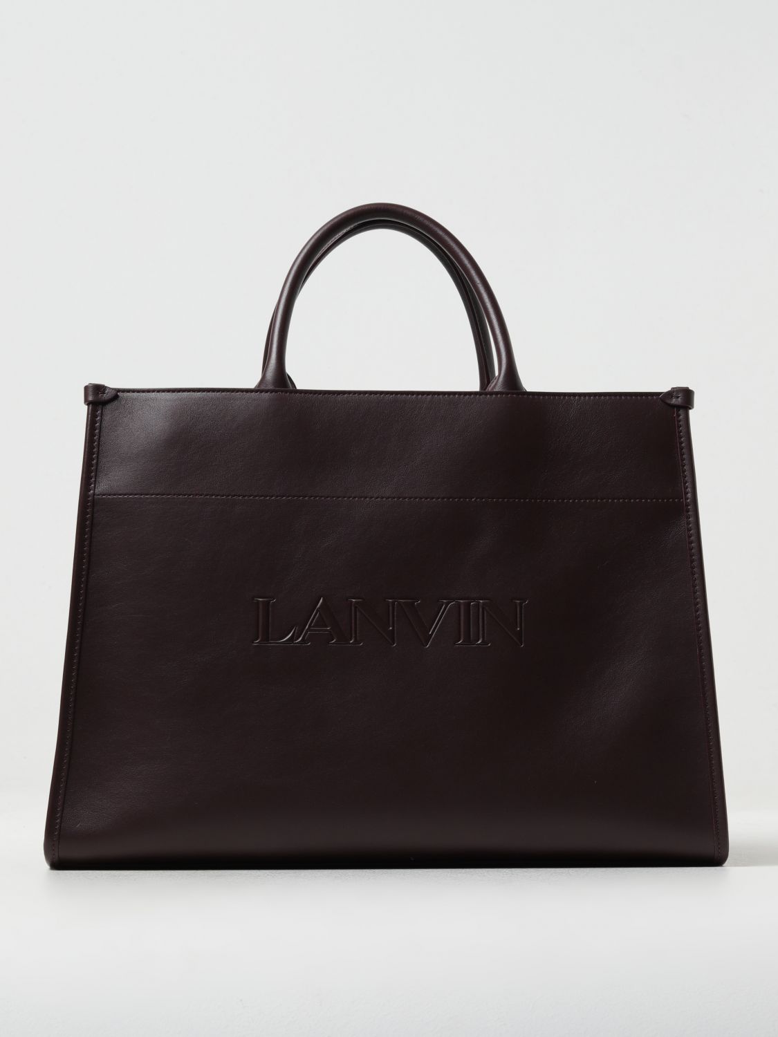 Lanvin Tote Bags LANVIN Woman colour Black Cherry