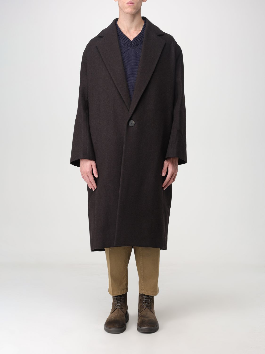 Studio Nicholson Coat STUDIO NICHOLSON Men colour Brown