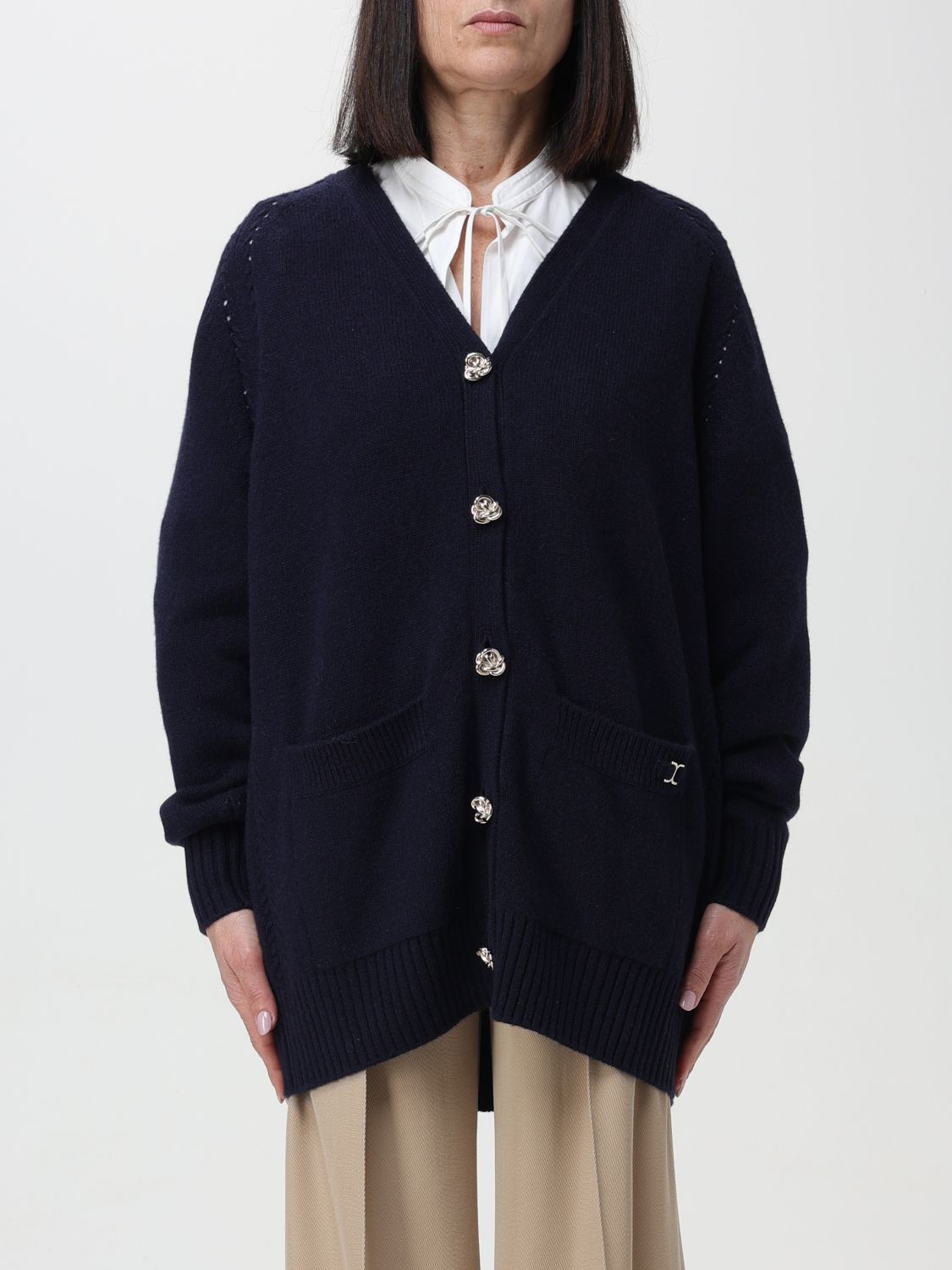 Chloé Cardigan CHLOÉ Woman colour Navy