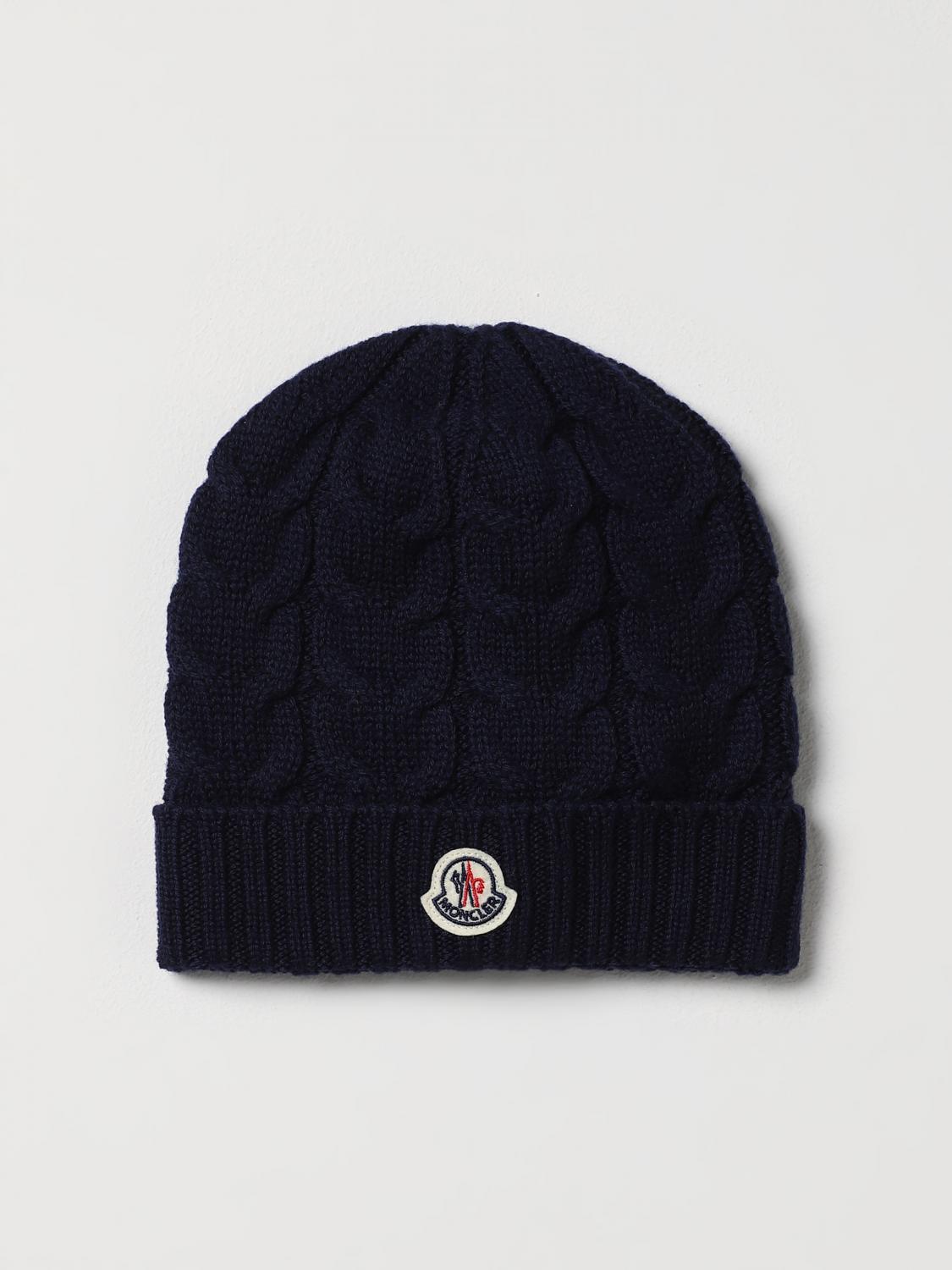 Moncler Hat MONCLER Kids colour Blue