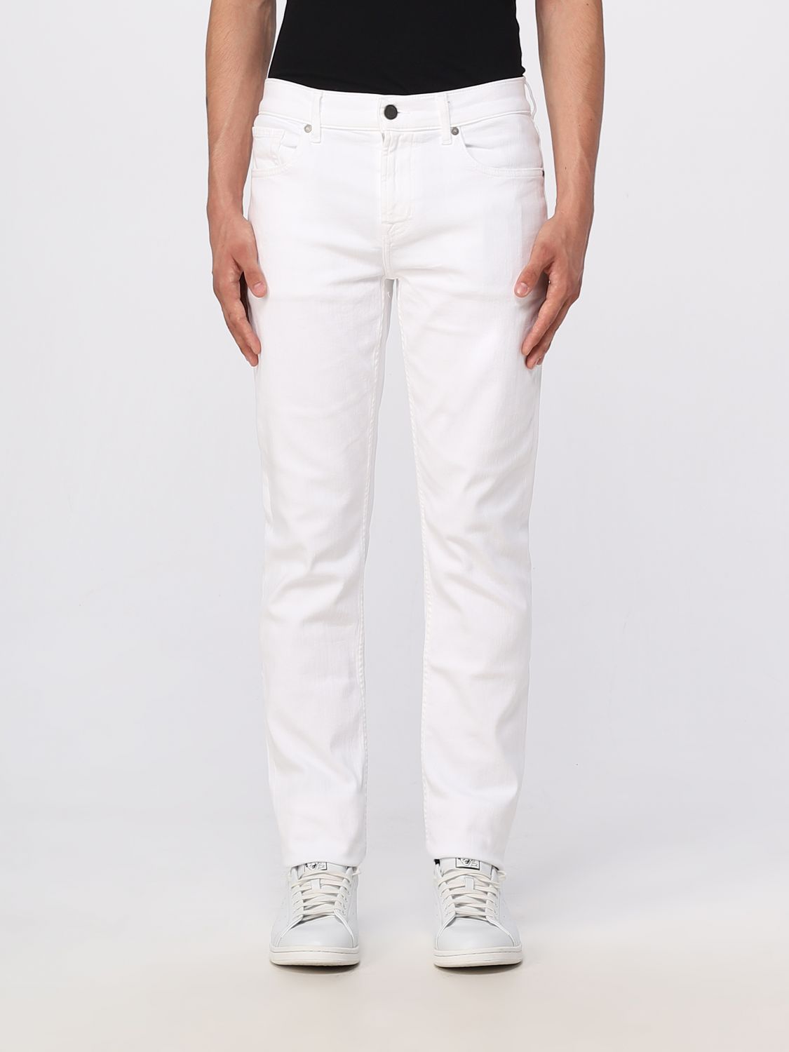 7 For All Mankind Jeans 7 FOR ALL MANKIND Men colour White