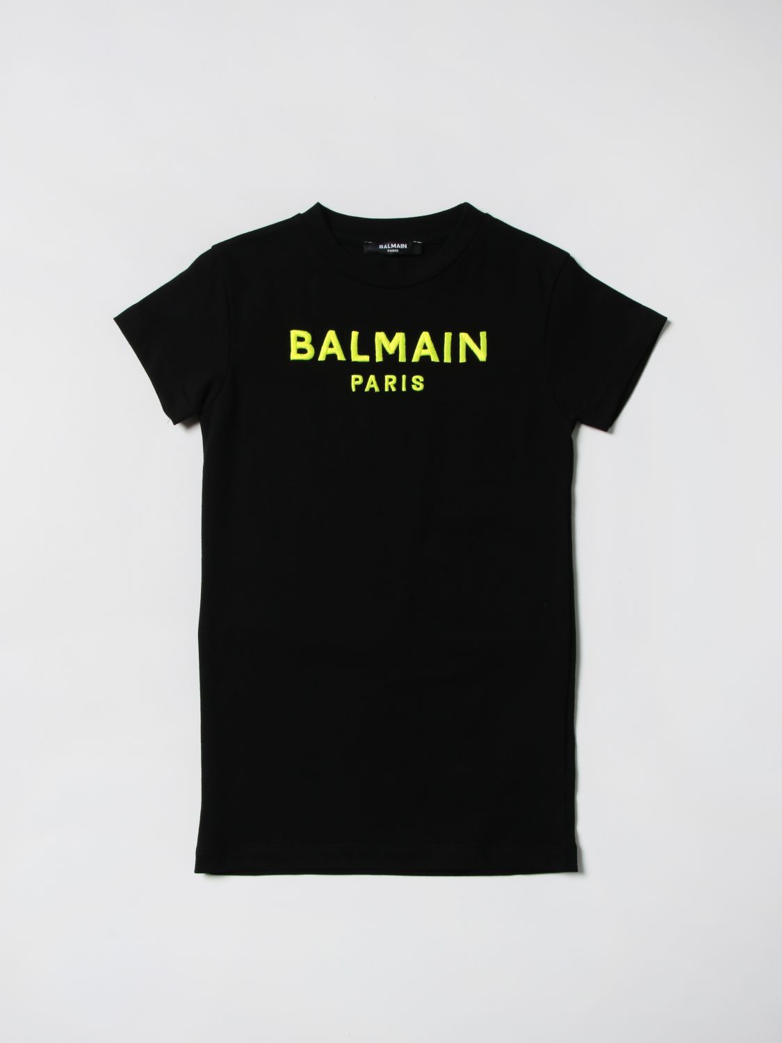 Balmain Balmain cotton t-shirt dress with logo