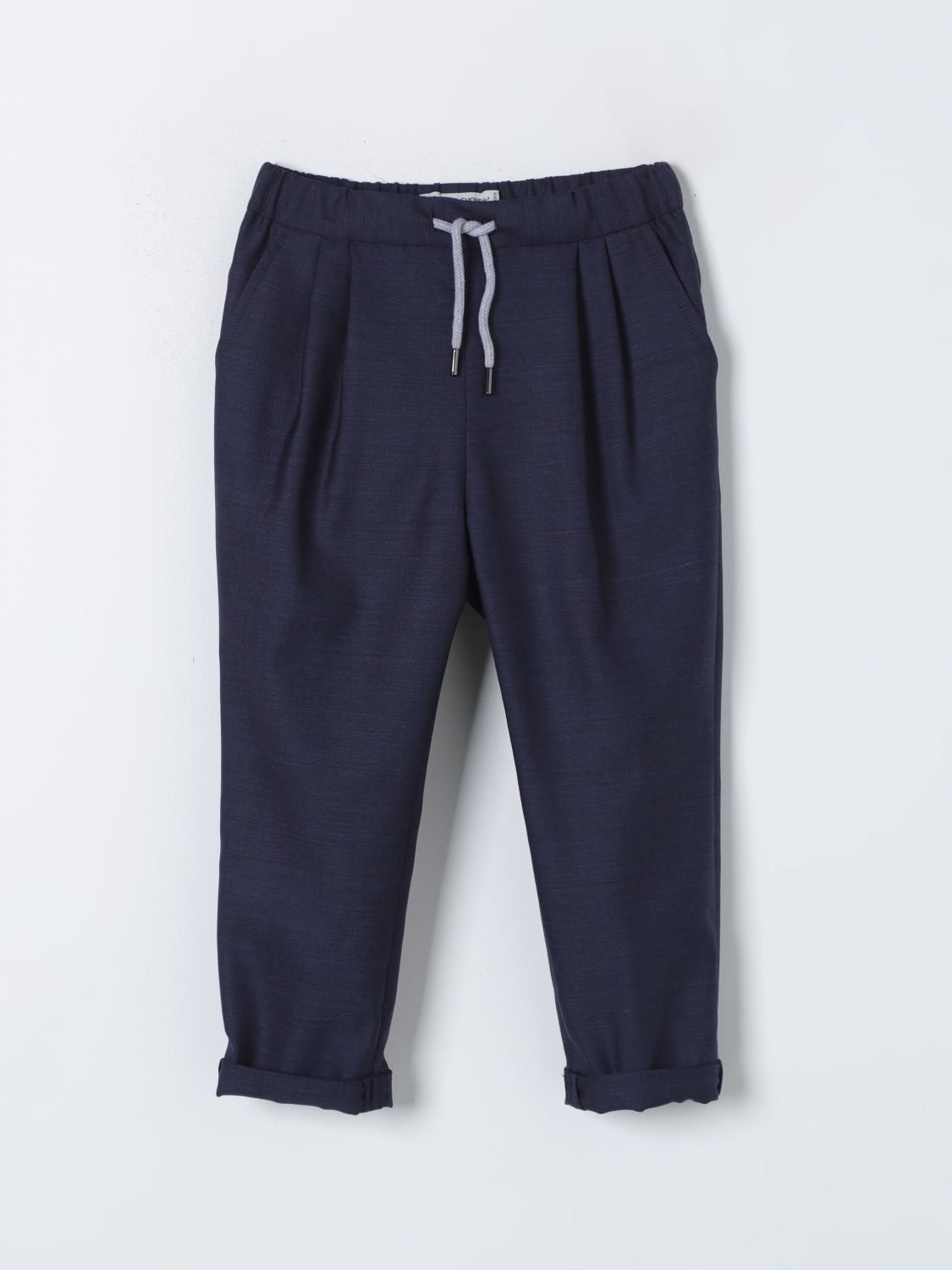 Brunello Cucinelli Trousers BRUNELLO CUCINELLI Kids colour Blue