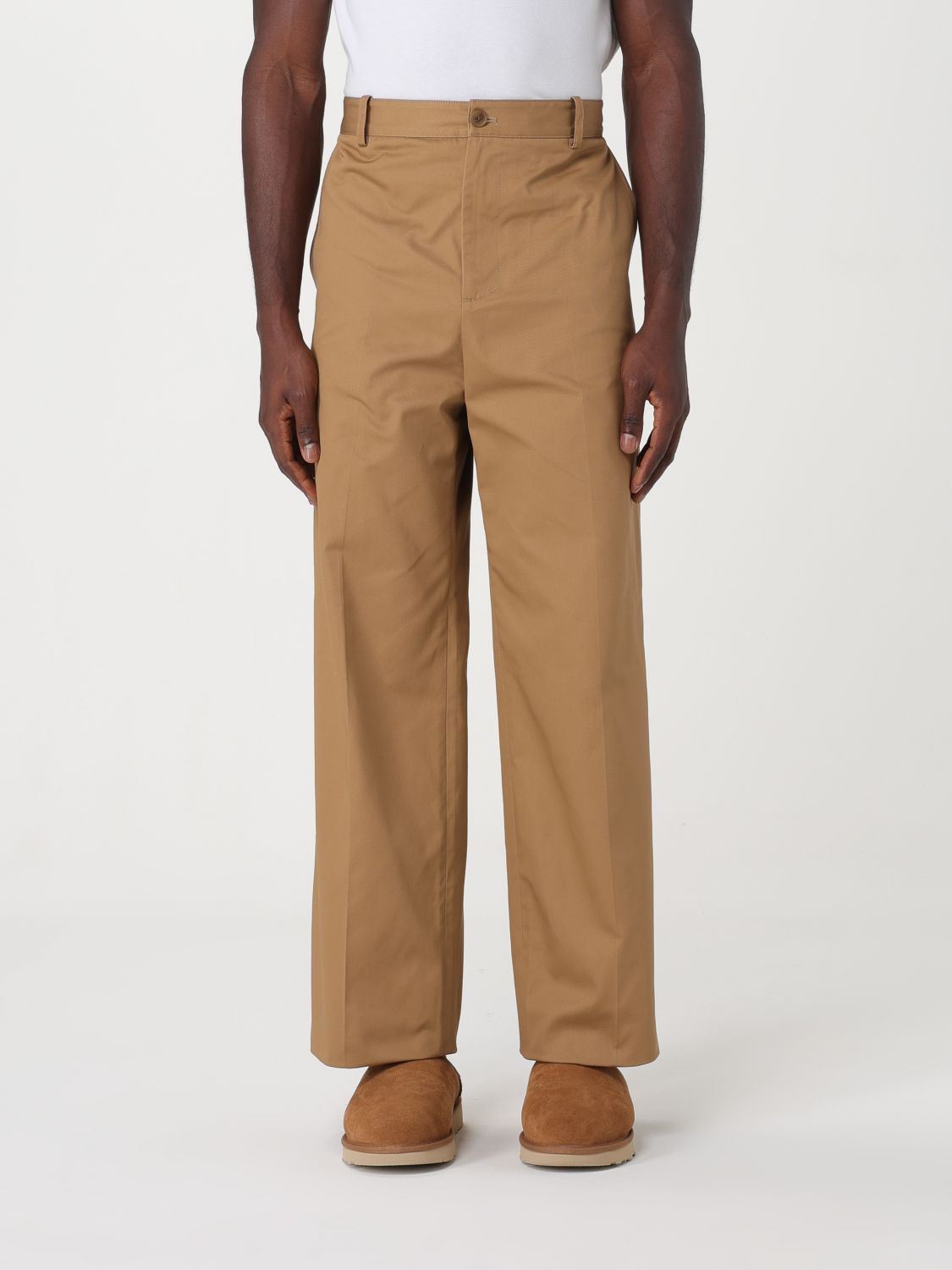 Maison Kitsuné Trousers MAISON KITSUNÉ Men colour Beige