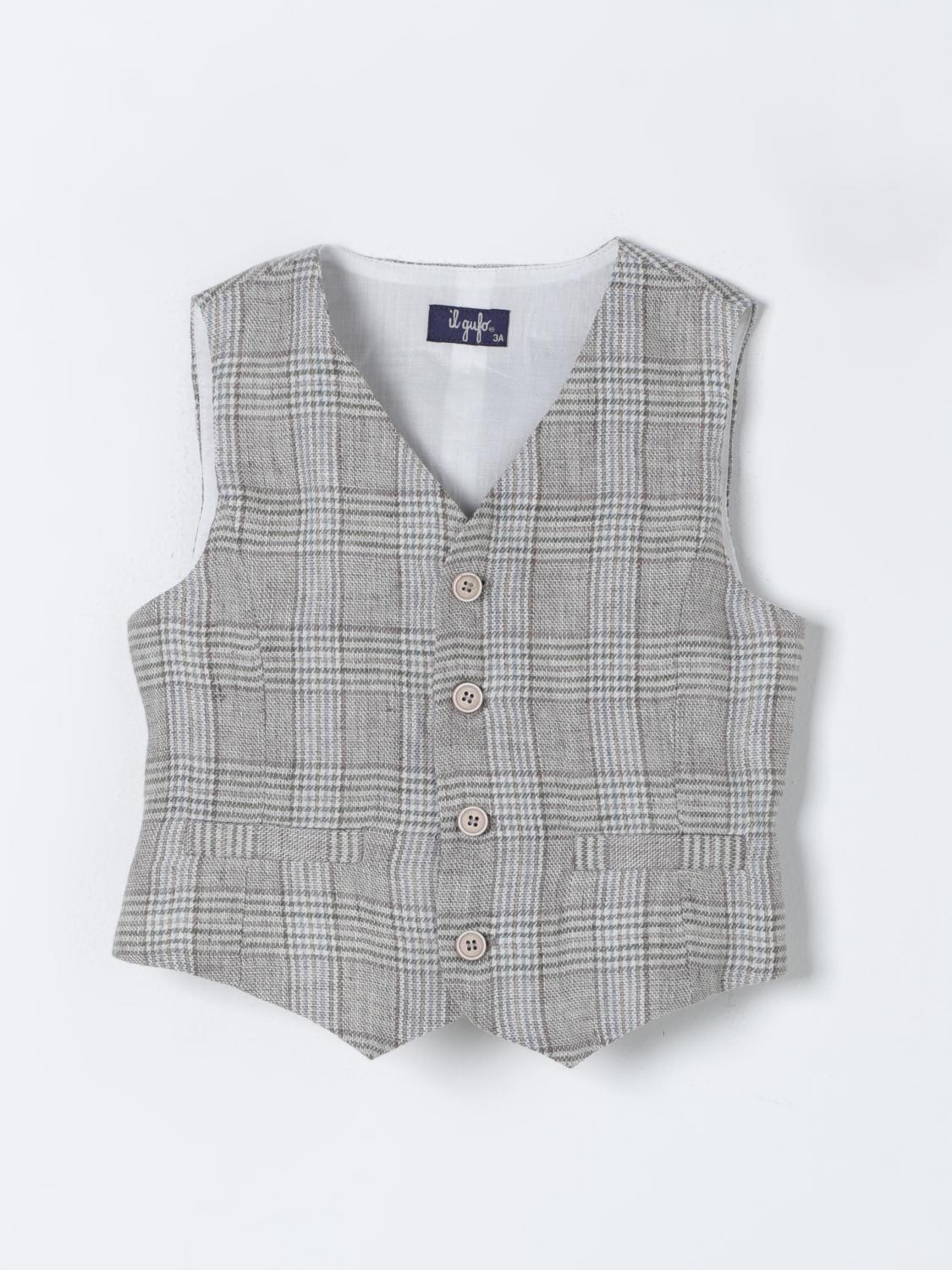 Il Gufo Waistcoat IL GUFO Kids colour Walnut