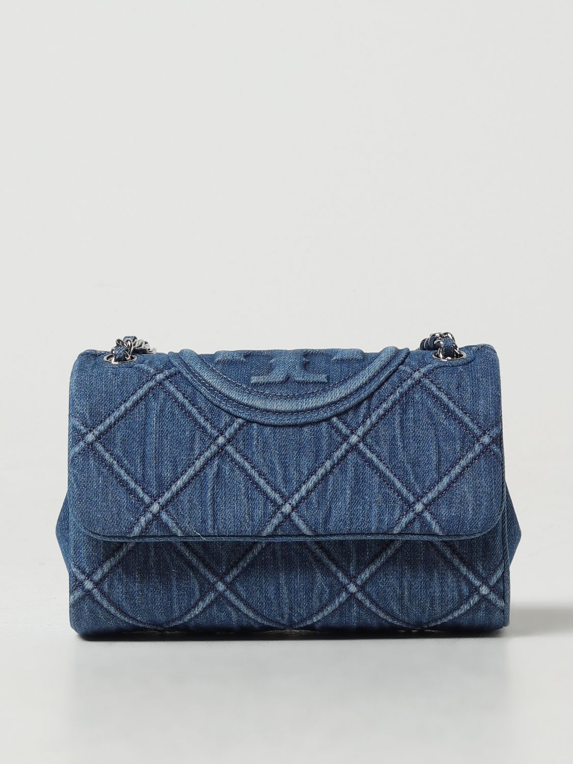 Tory Burch Crossbody Bags TORY BURCH Woman colour Blue