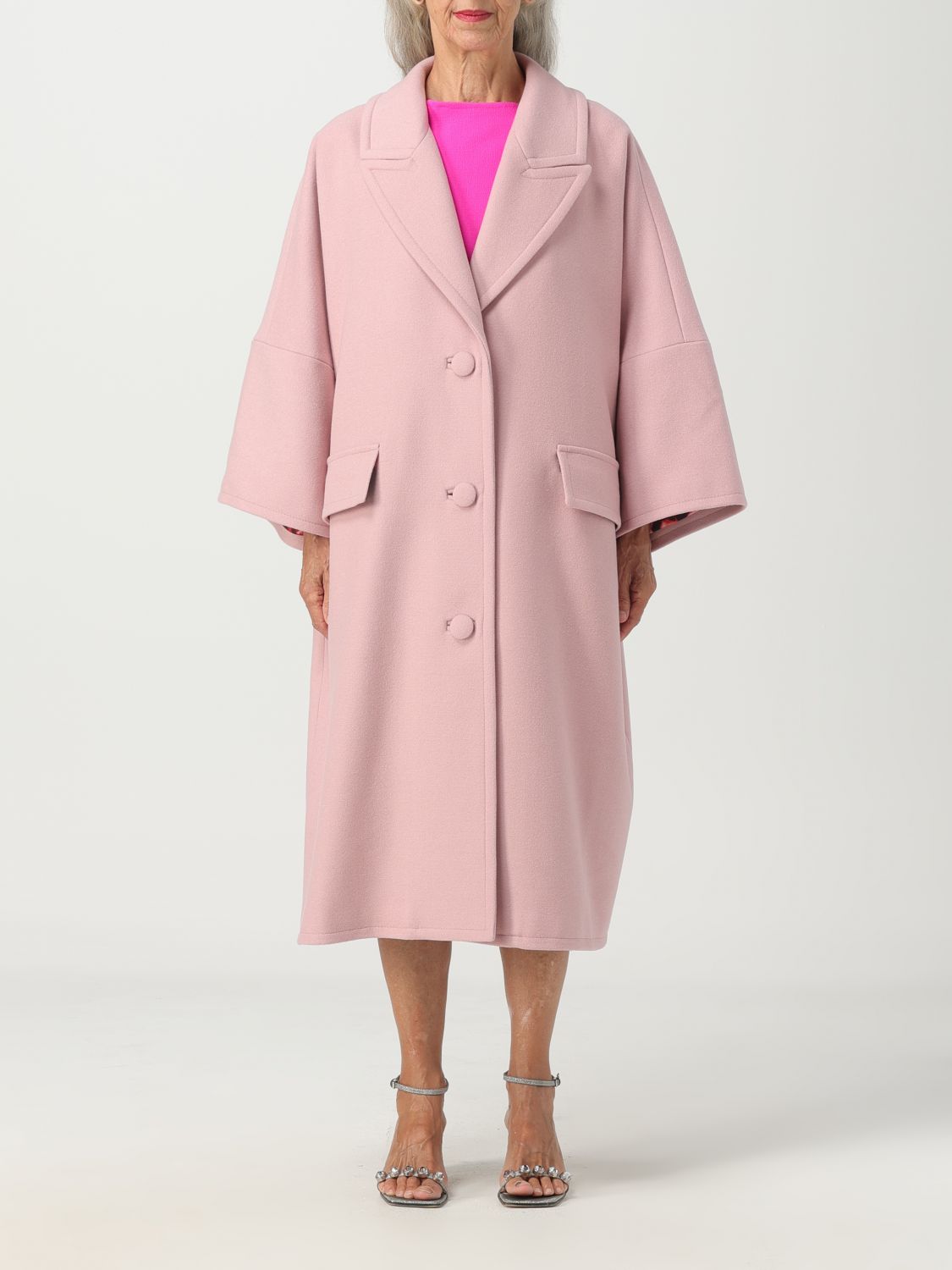Gianluca Capannolo Coat GIANLUCA CAPANNOLO Woman colour Pink