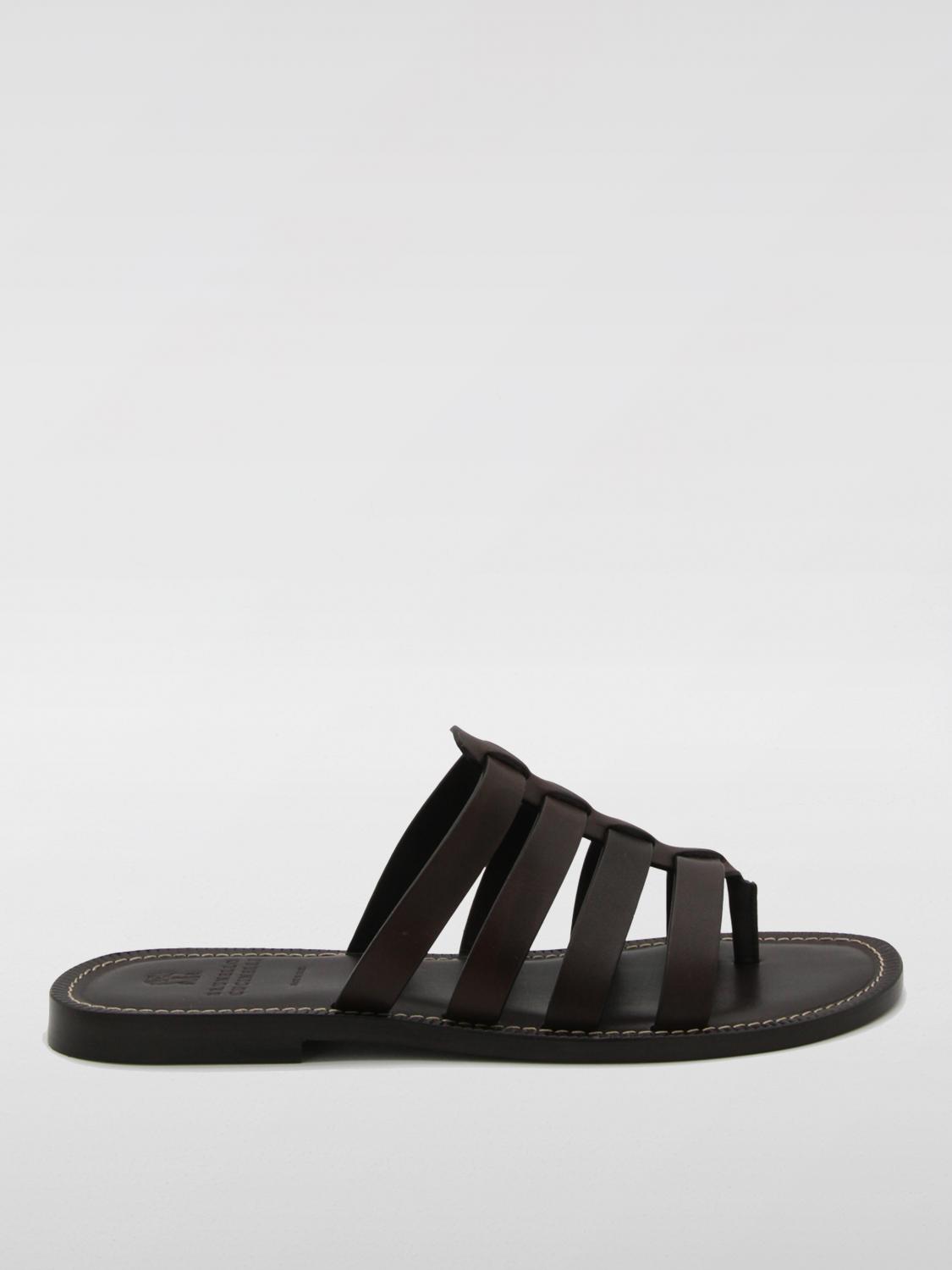 Brunello Cucinelli Sandals BRUNELLO CUCINELLI Men color Dark