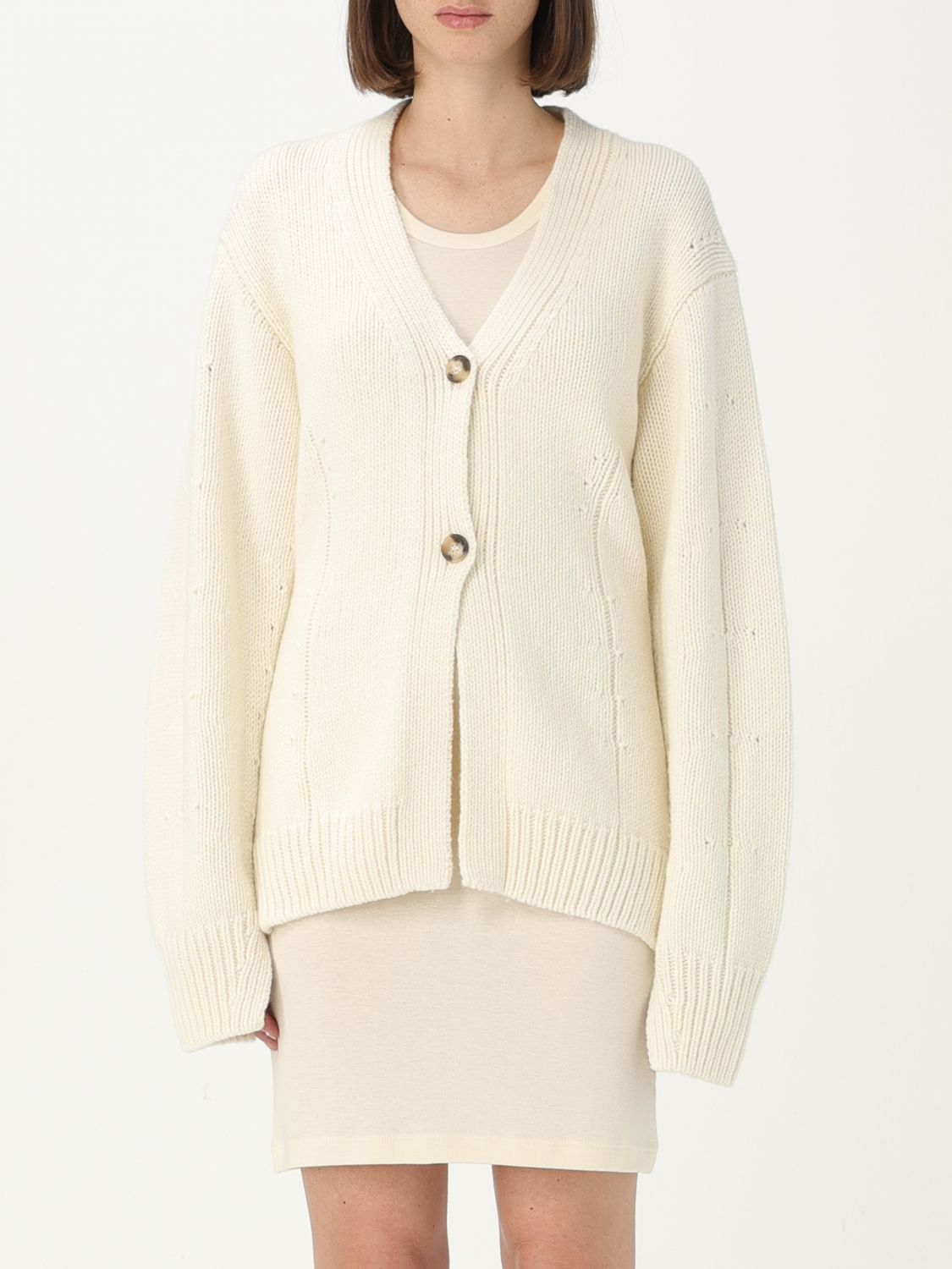 Helmut Lang Cardigan HELMUT LANG Woman colour Ivory